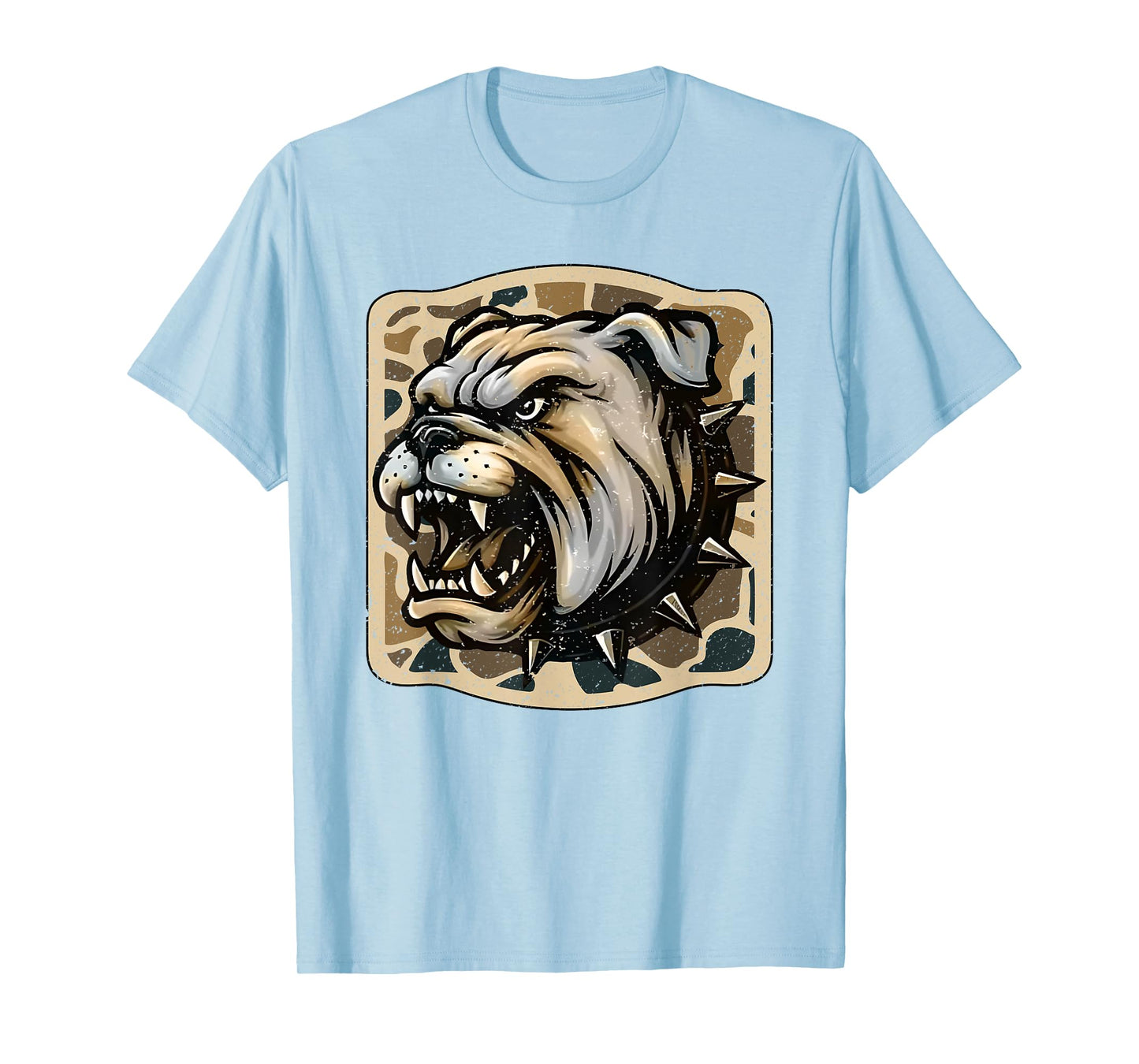 Bulldogs Camo Football Game Day School Mascot Team Spirit T-Shirt