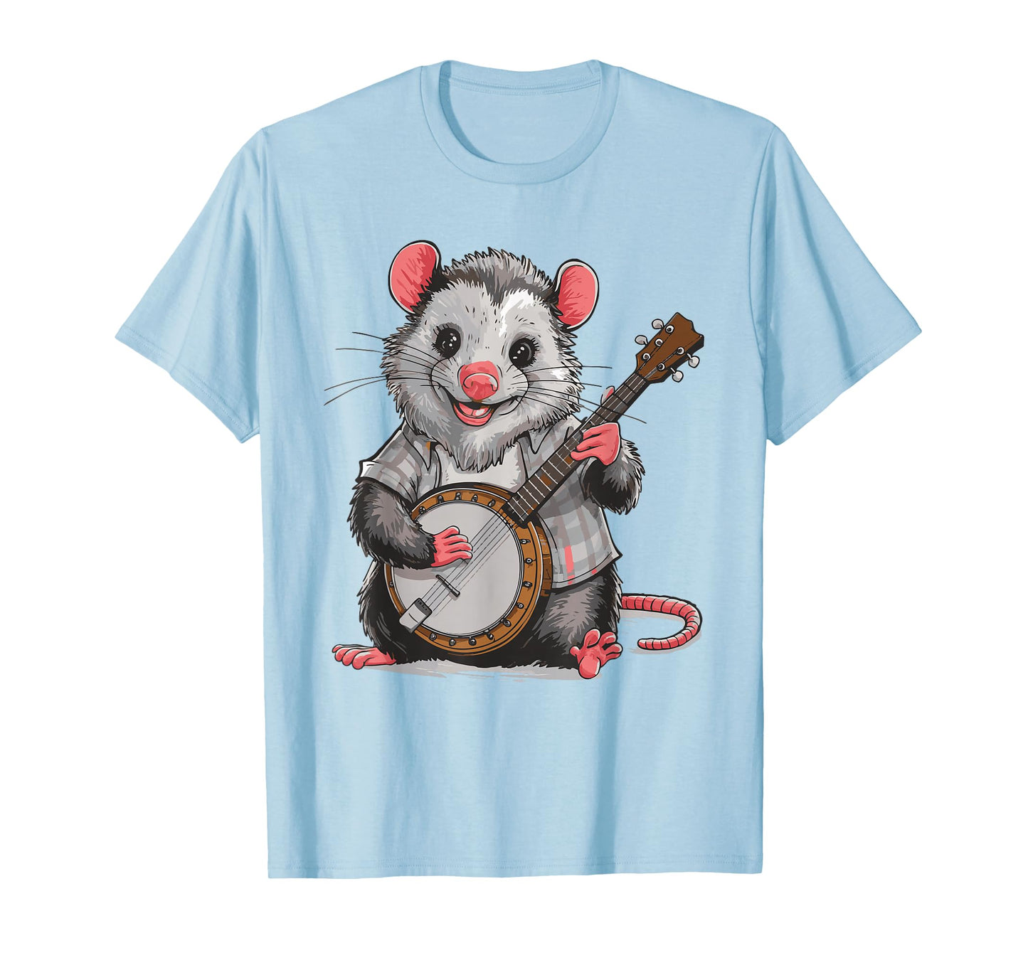 Opossum Playing Banjo T-Shirt