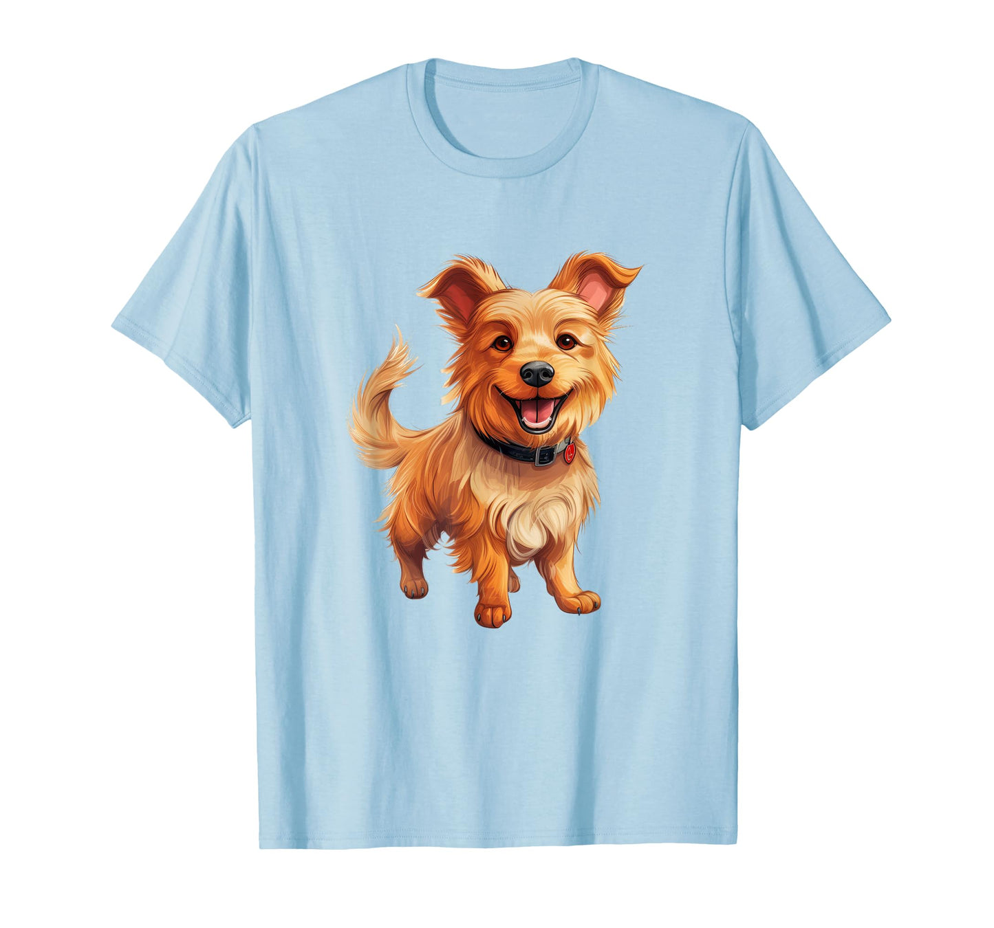 Adorable Norwich Terrier Puppy Dog Portrait T-Shirt