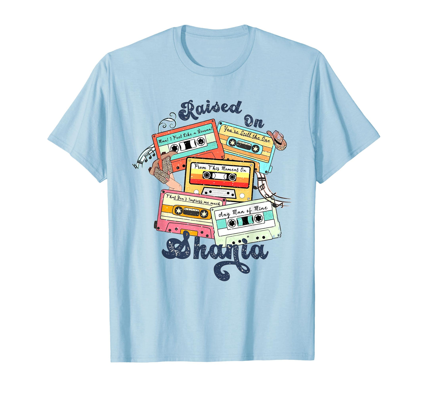 Western Shania First Name Punchy Cowboy Cowgirl Rodeo T-Shirt