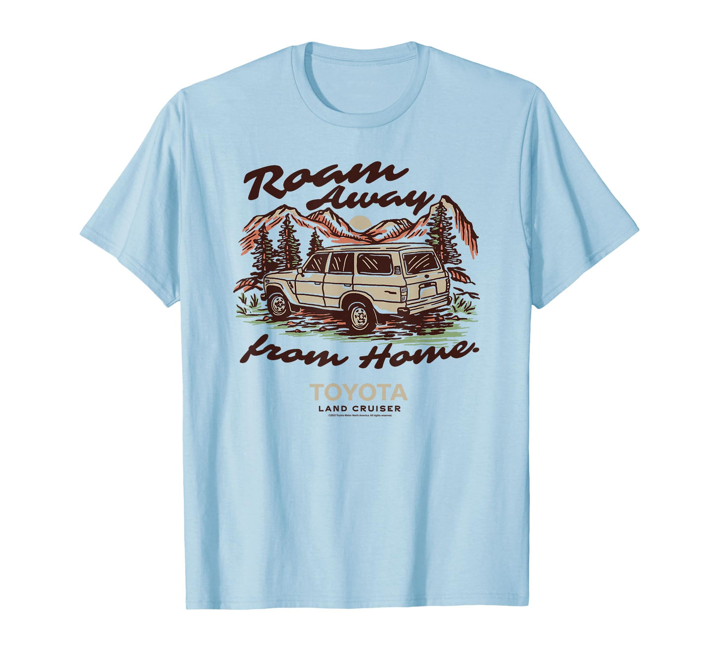 Toyota Land Cruiser Roam Away From Home Landscape Poster T-Shirt