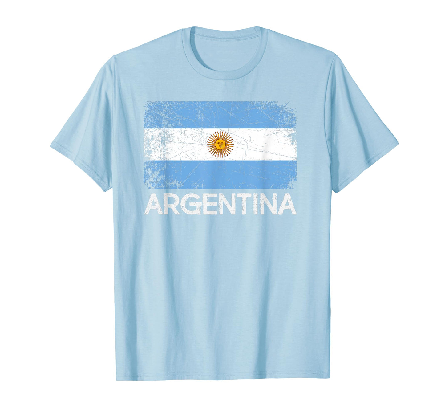 Argentinian Flag T-Shirt | Vintage Made in Argentina Gift T-Shirt