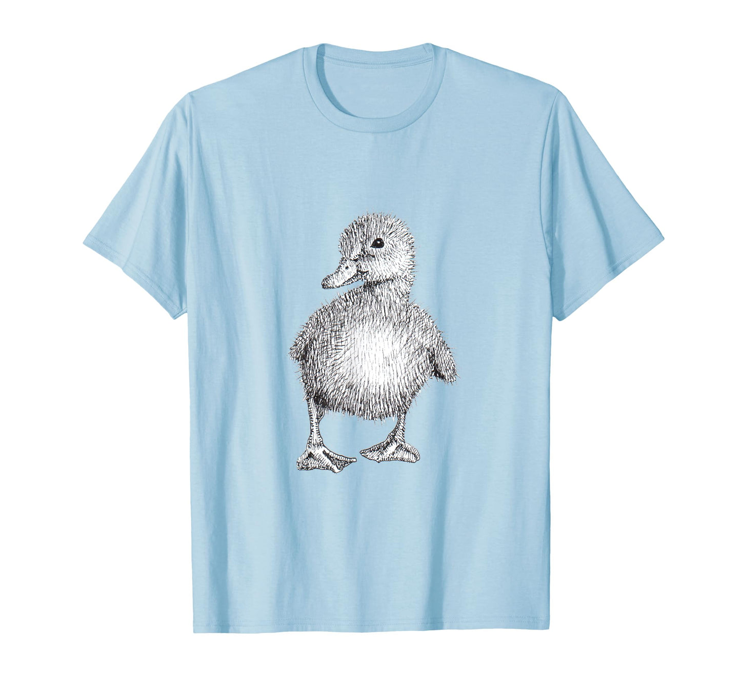 Duckling Cute Pen & Ink Drawing T-Shirt T-Shirt