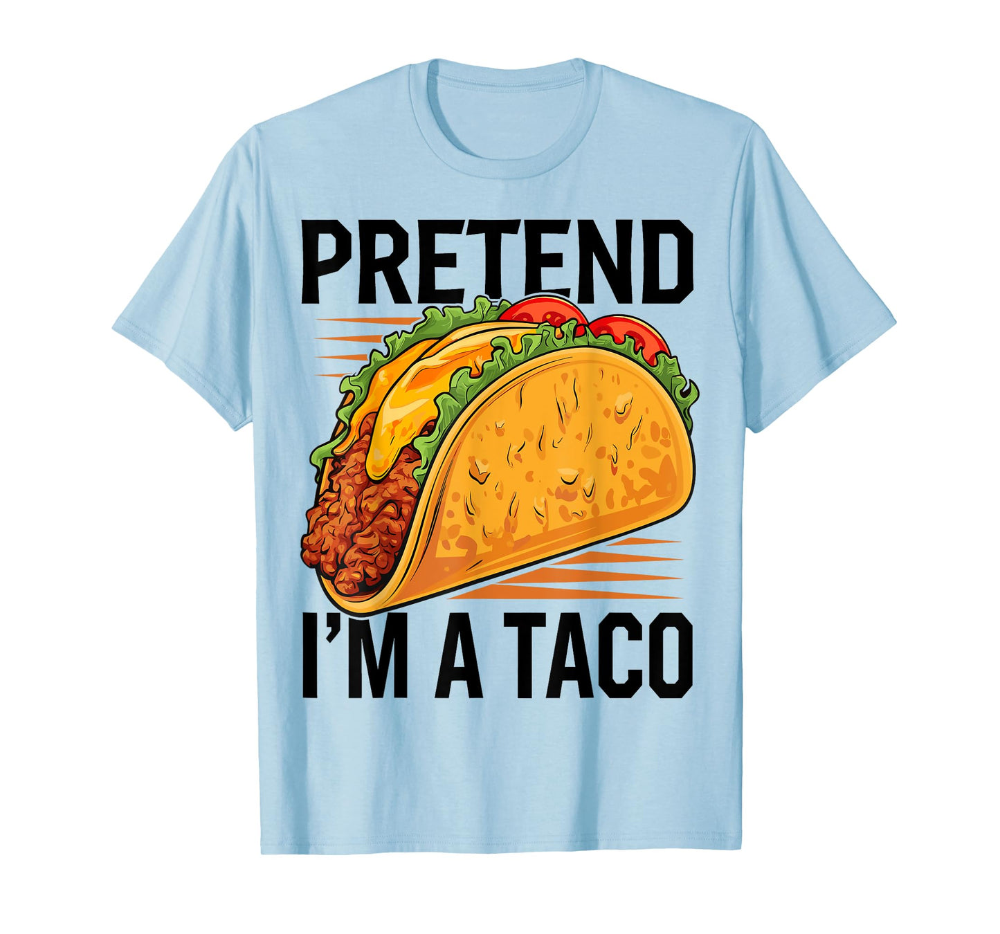 Pretend I'm A Taco Funny Halloween Japanese Noodle Costume T-Shirt