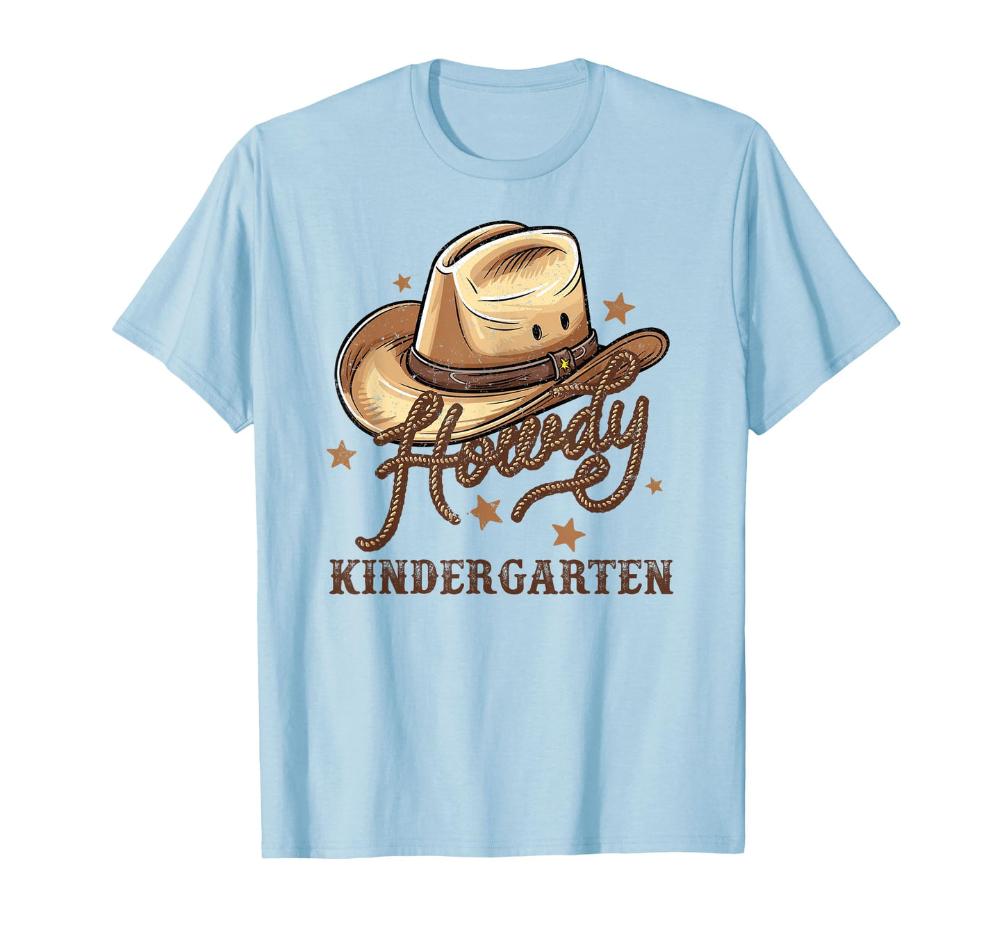 Kindergarten Teacher Rodeo Cowboy Western Howdy Kindergarten T-Shirt