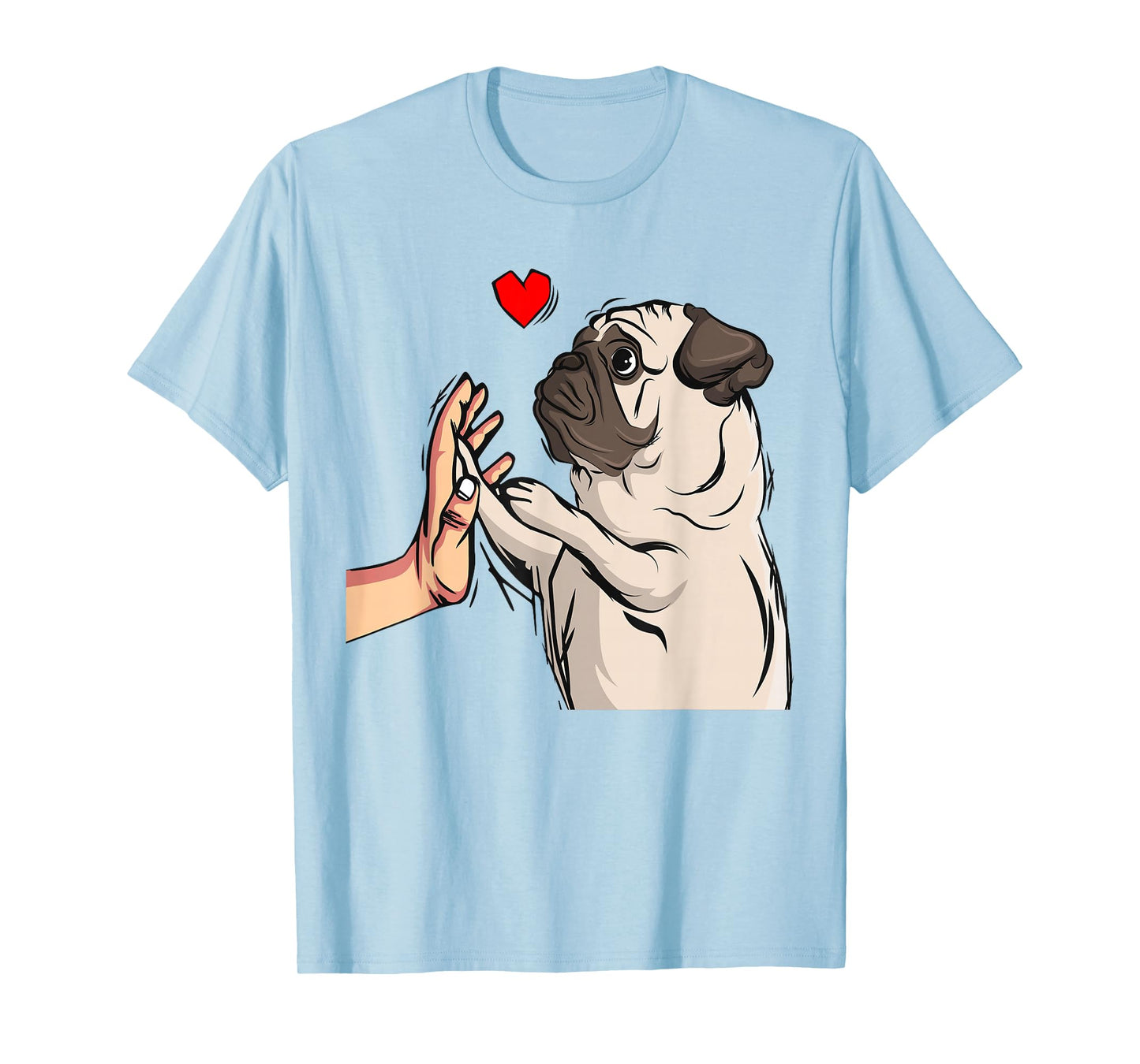 Pug Love Dog Holder Mummy Funny Gift Idea T-Shirt