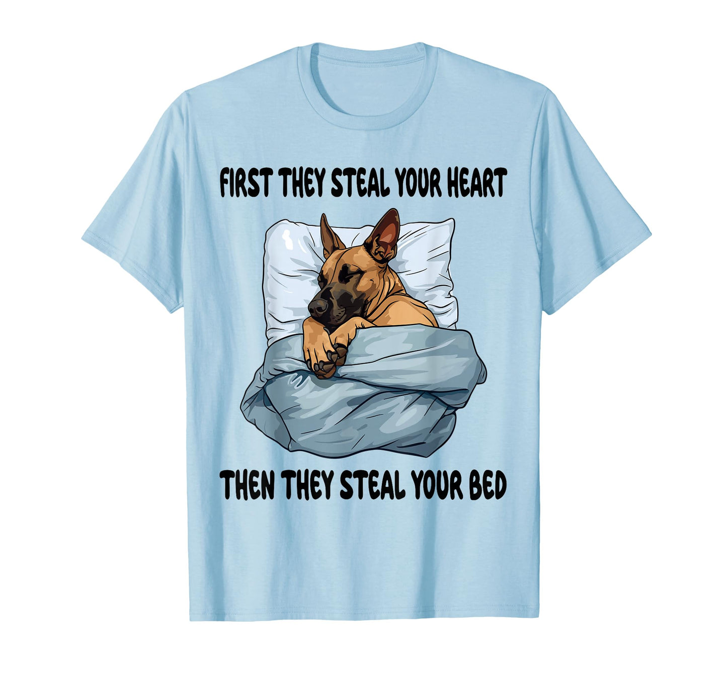 Belgian Malinois Sleeping Pajamas Nightgown T-Shirt