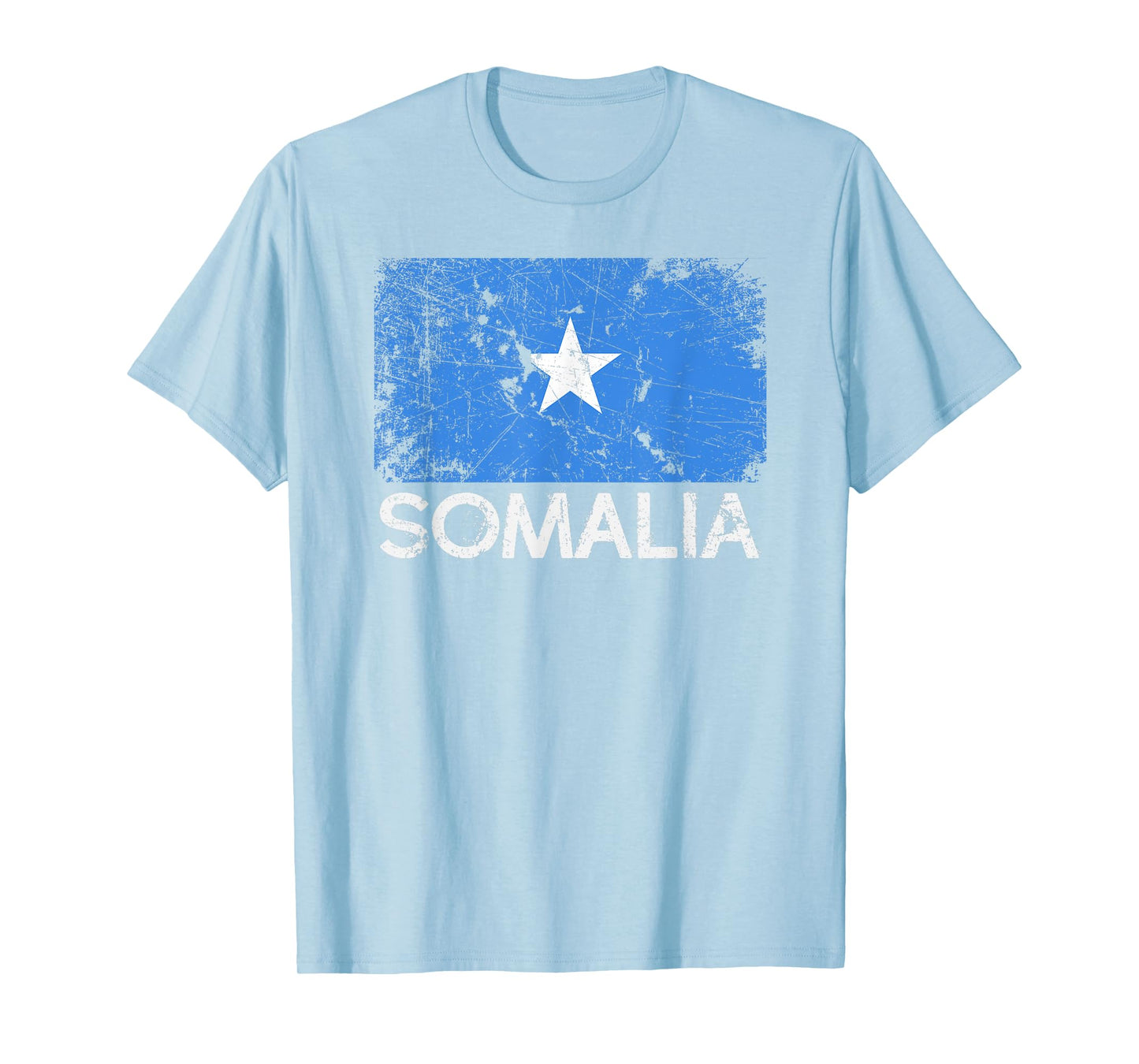 Somali Flag T-Shirt | Vintage Made In Somalia Gift
