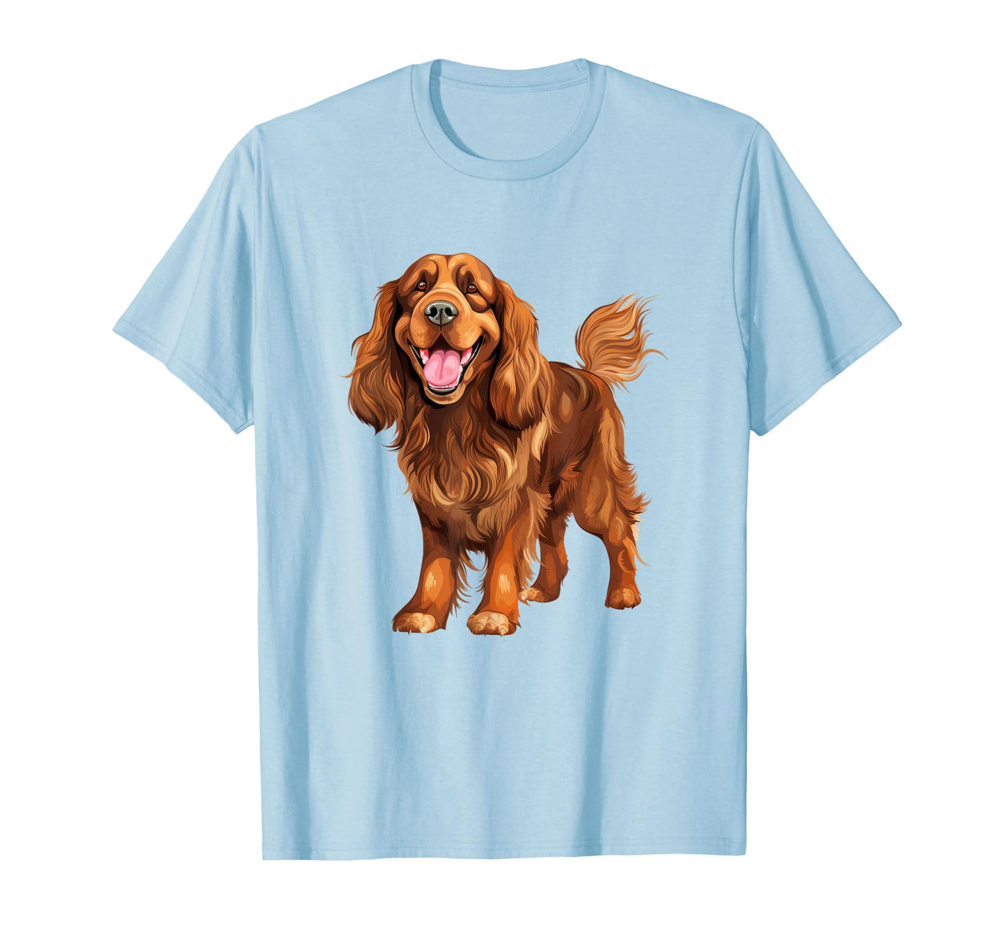 Happy Cocker Spaniel Art for Dog Lovers T-Shirt