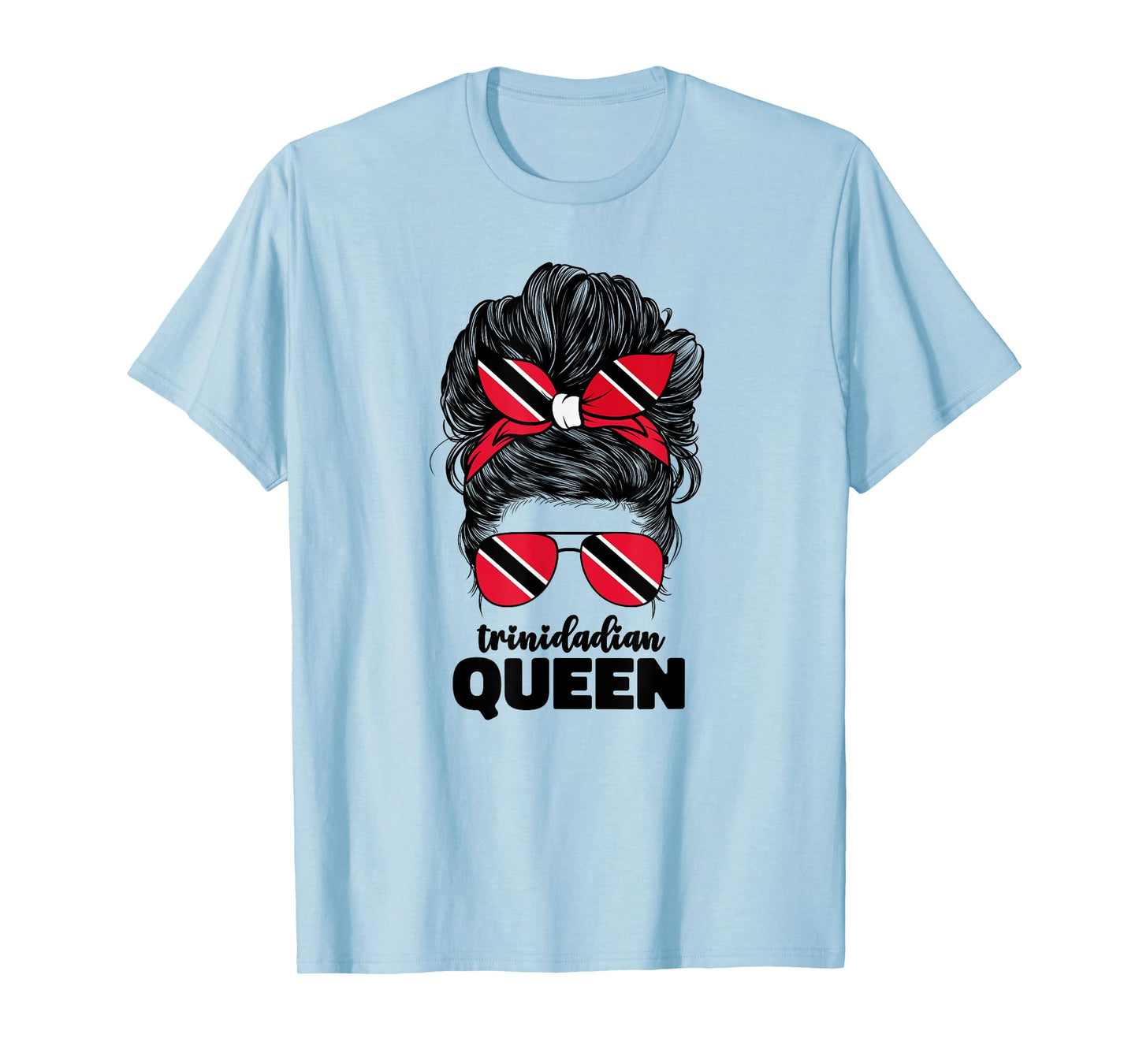 Trinidadian Queen Women Trini Trinidad and Tobago Flag Girls T-Shirt