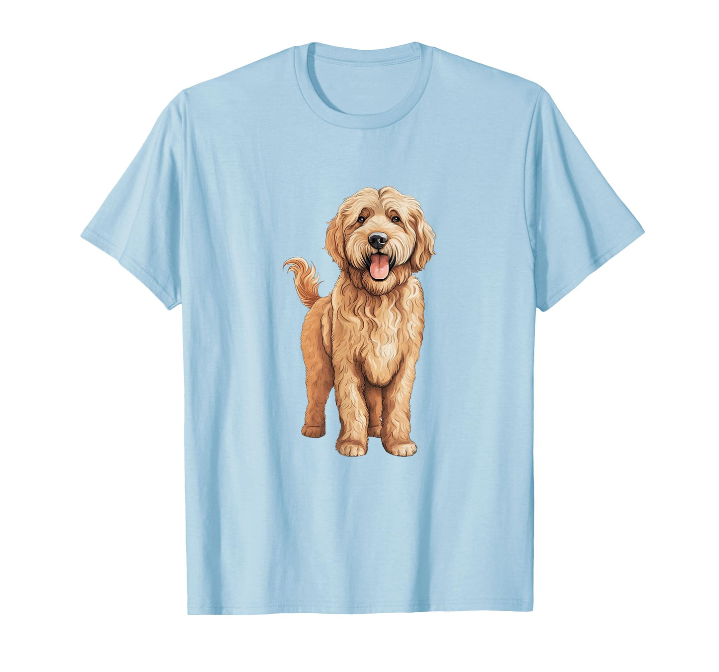 Adorable Labradoodle Illustration for Dog Lovers T-Shirt