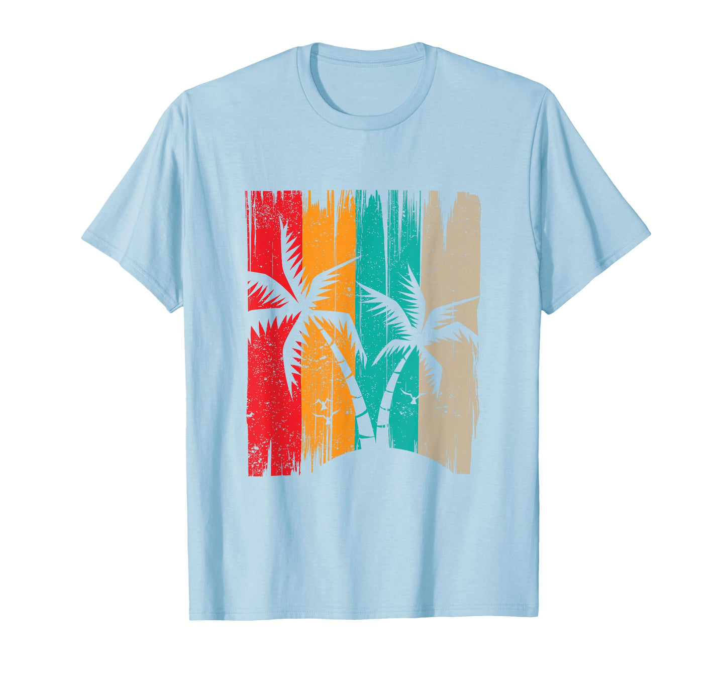 Palm Trees Retro Tropical Summer T-Shirt