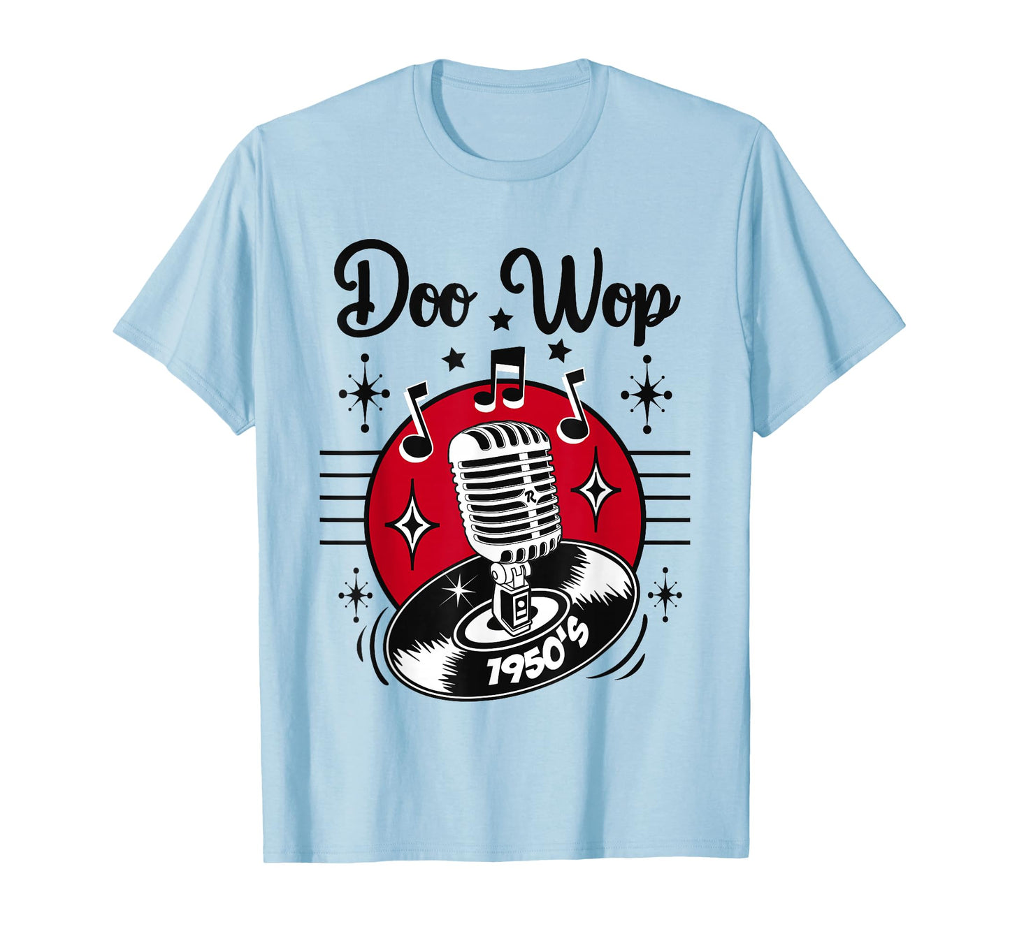 Doo Wop Costume Retro 50s Clothes Sock Hop Rockabilly Tshirt T-Shirt