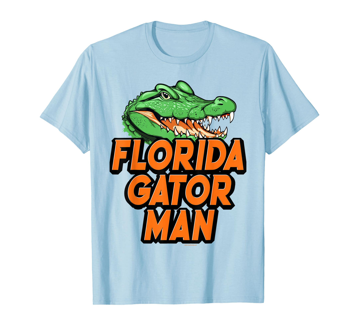 Gator Man Funny Florida Alligator Souvenir State Mens T-Shirt