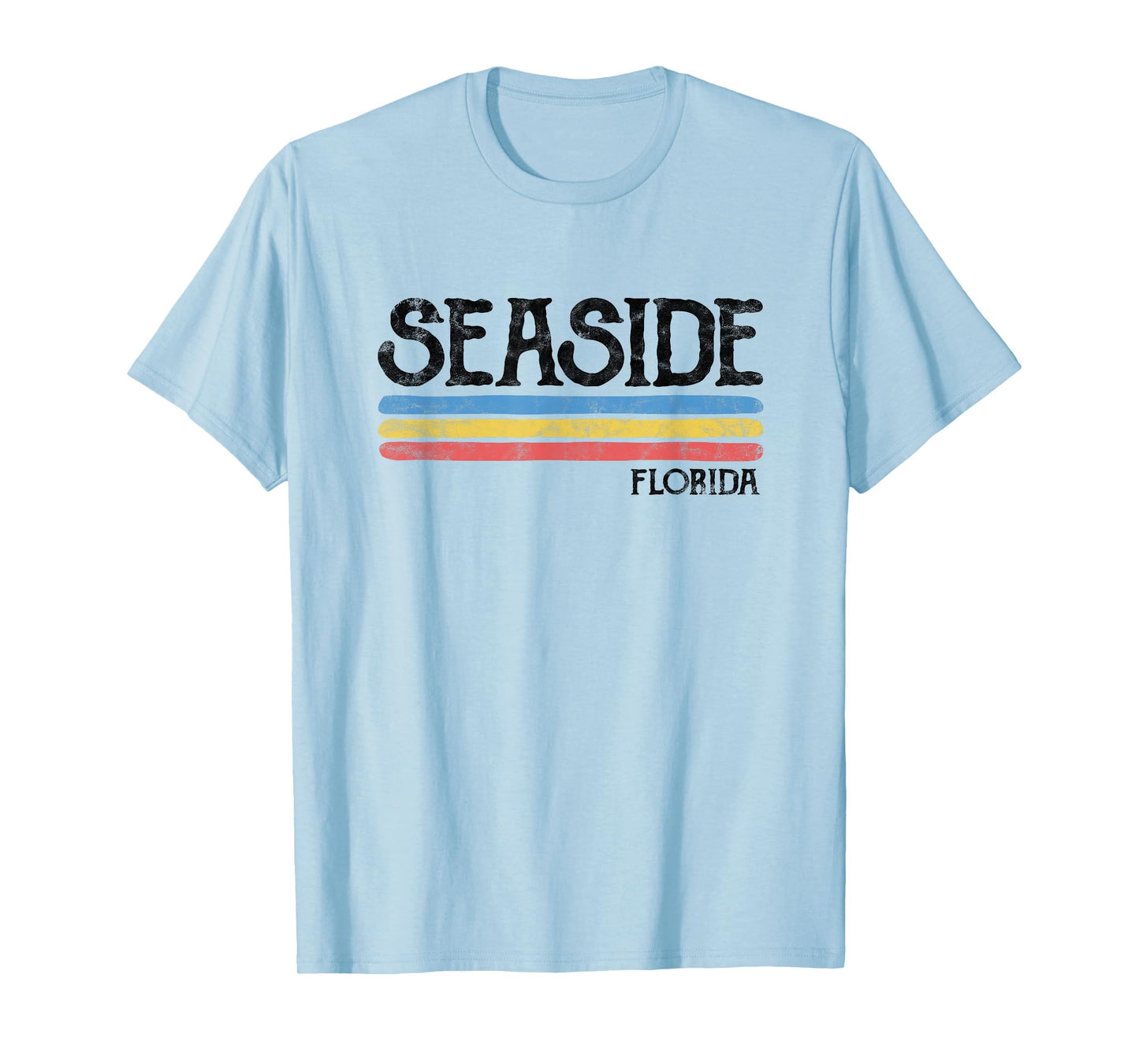 Vintage Seaside Florida FL Gift Love Souvenir Home T-Shirt