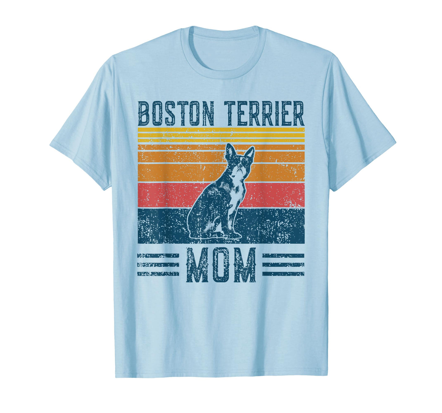 Dog Boston Terrier Mom - Vintage Boston Terrier Mom T-Shirt