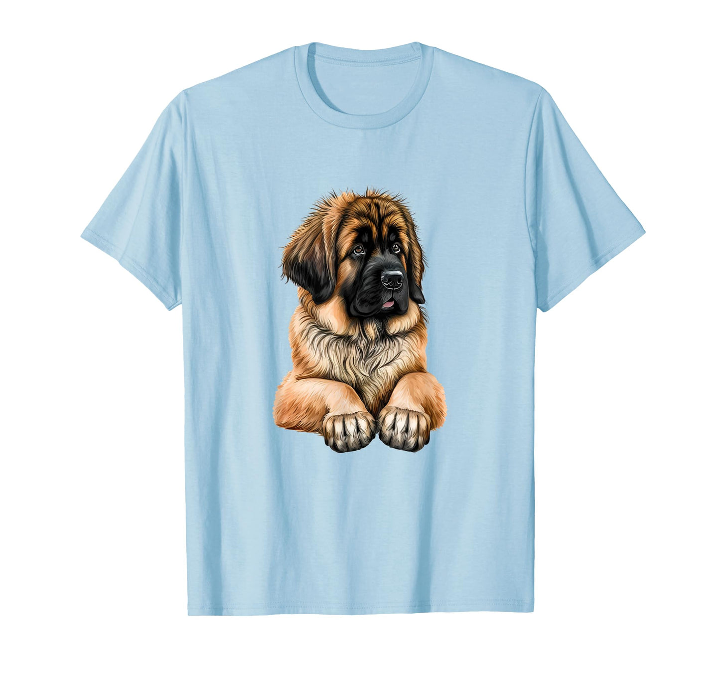 Adorable Leonberger Illustration Perfect for Dog Enthusiasts T-Shirt