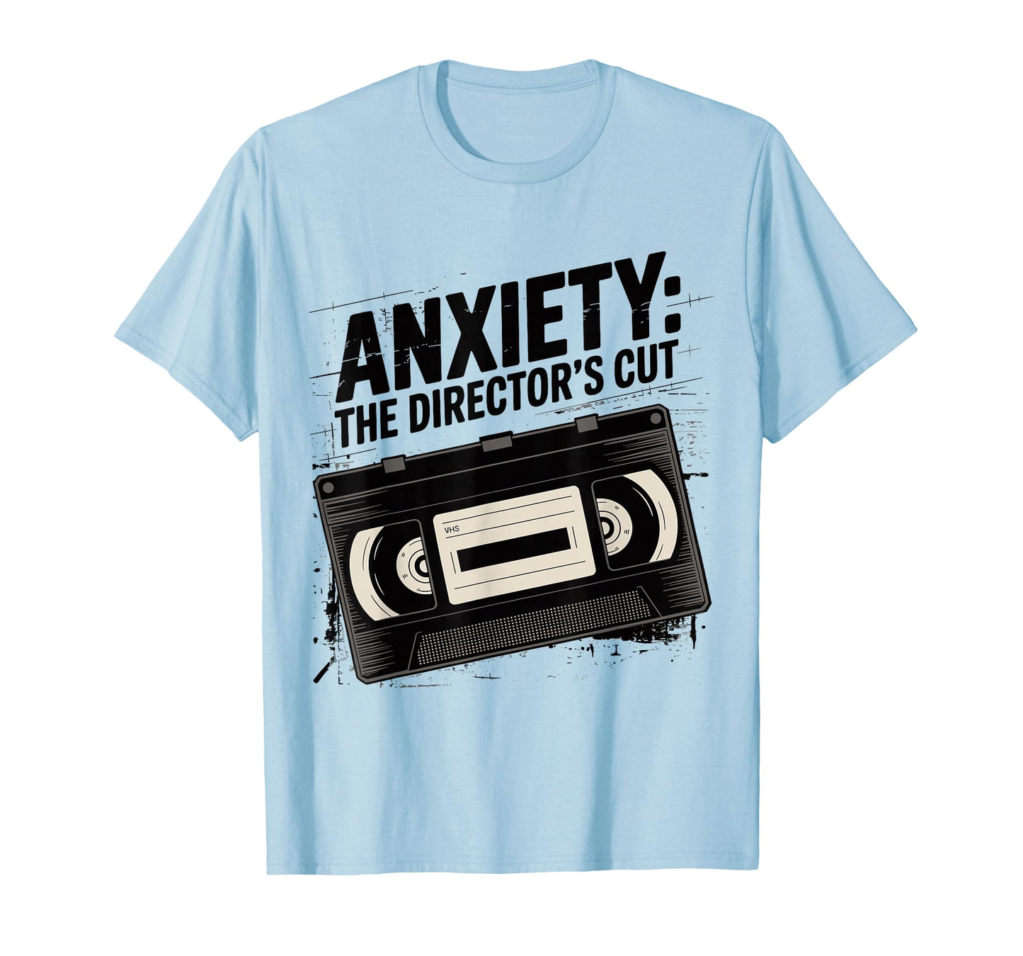 Anxiety The Director’s Cut Retro VHS Apparel Design T-Shirt