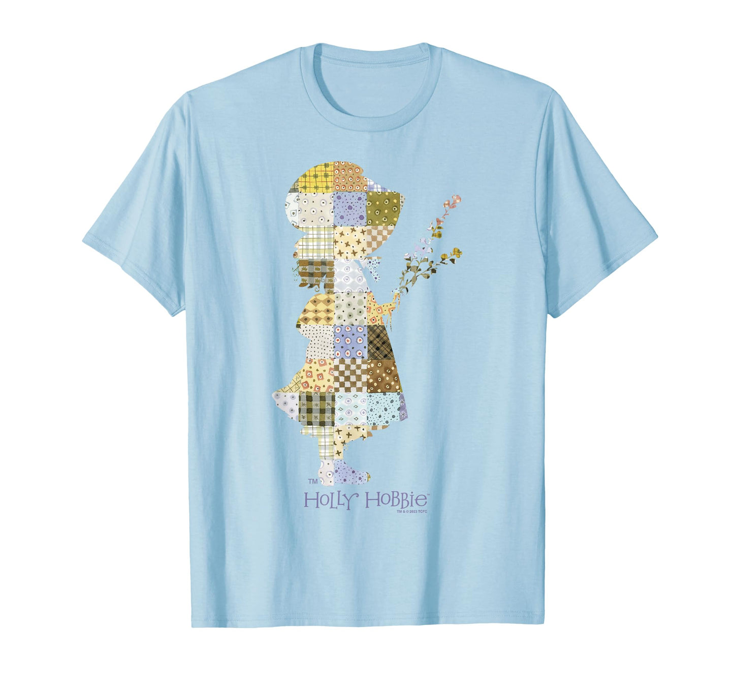 Holly Hobbie Quilt Fill Silhouette County Girl Classic T-Shirt