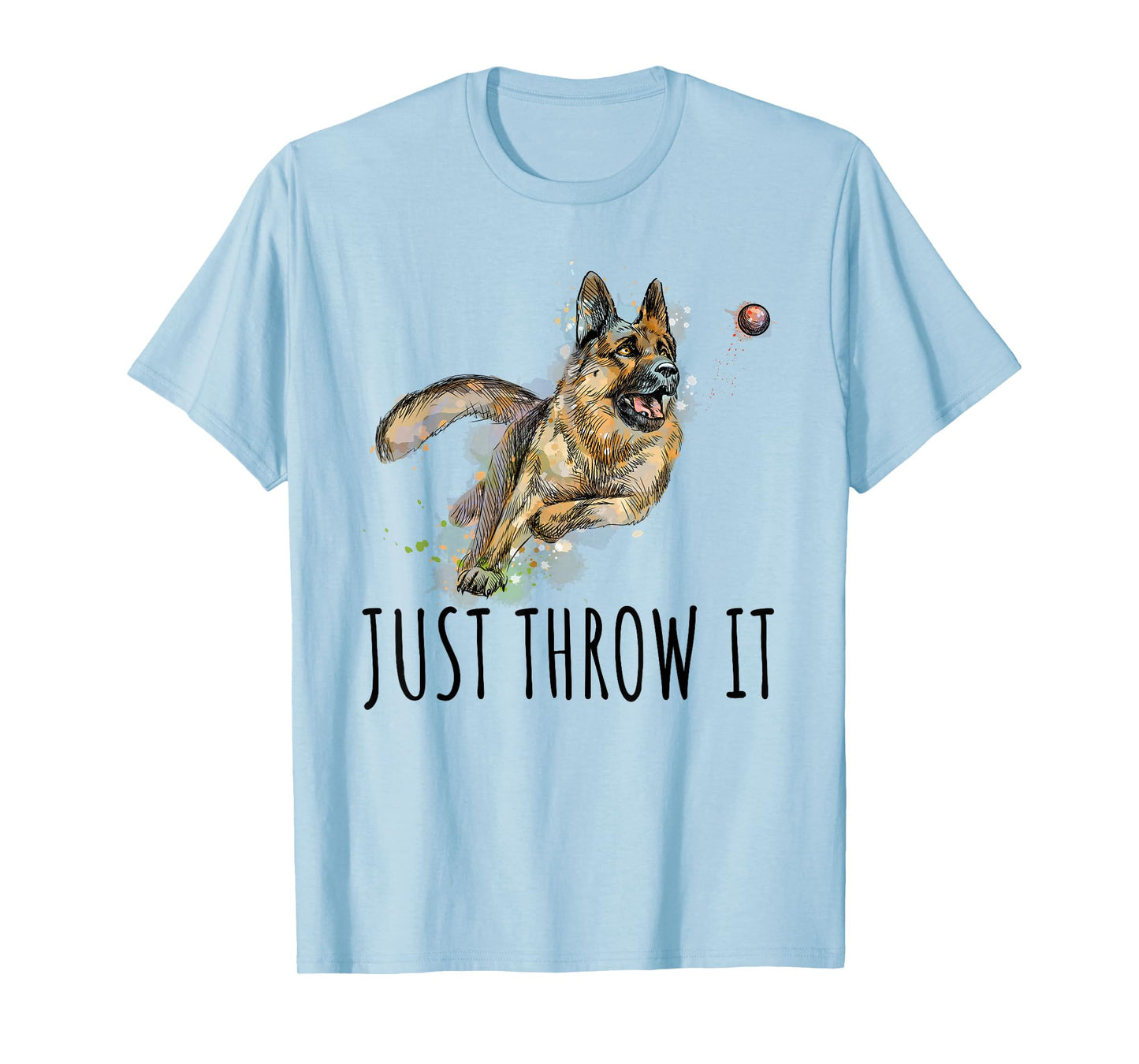 Belgian Malinois Love Just Throw It Play Fetch Dog T-Shirt