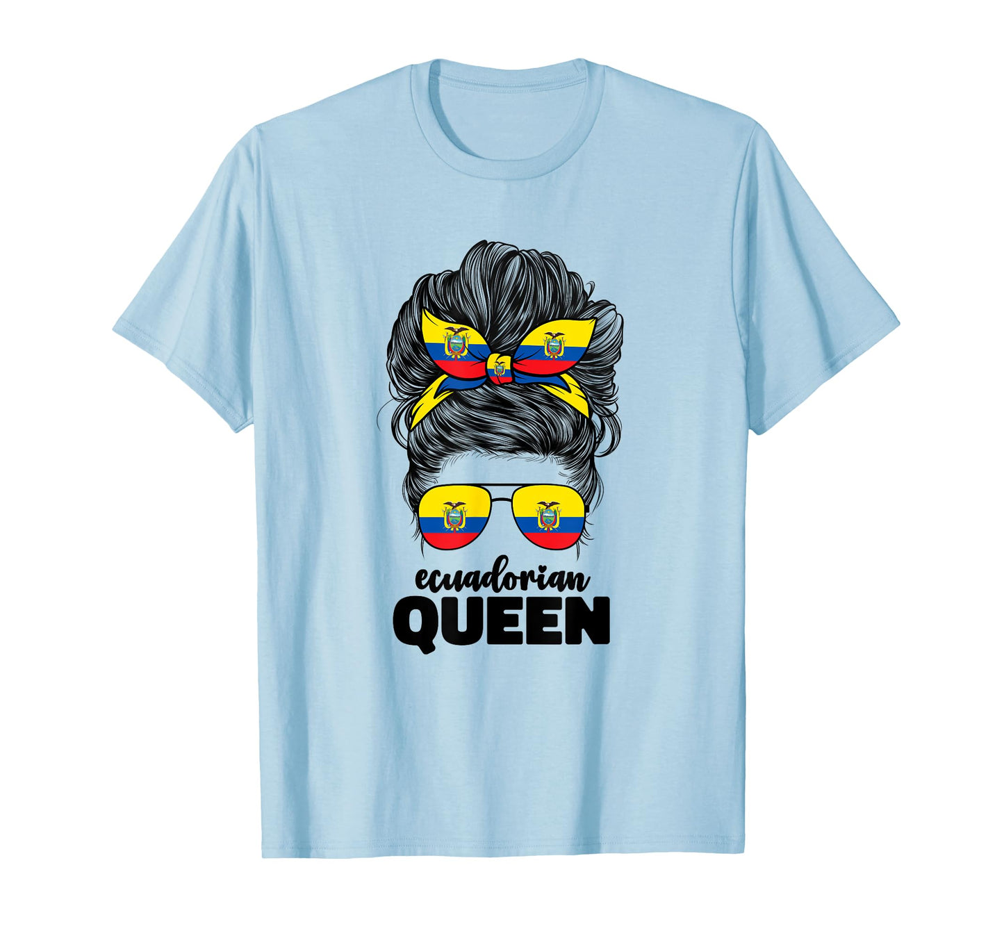 Ecuadorian Queen For Women Girls Ecuador Flag Ecuatoriana T-Shirt