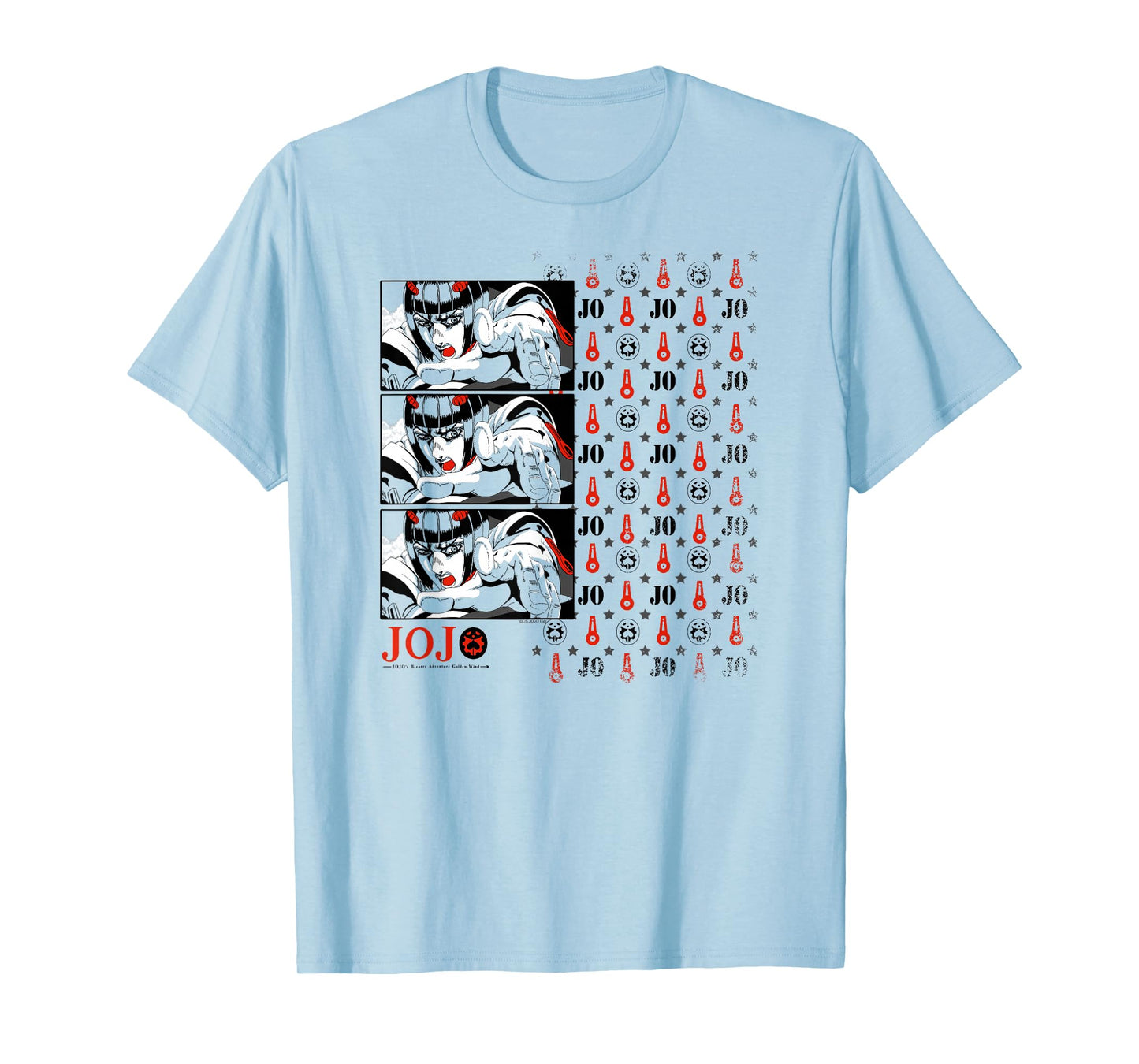 JoJo's Bizarre Adventure Pt 5 Bruno Bucciarati Zippers Anime T-Shirt