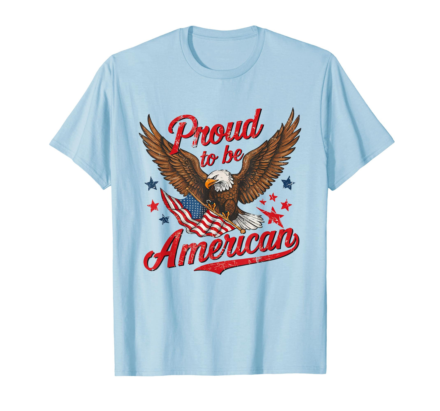 Retro Proud To Be An American 4th Of July Toddler Kids T-Shirt
