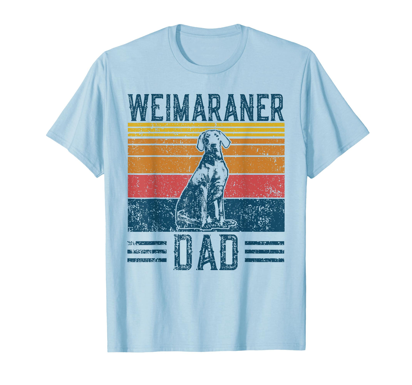 Dog Weimeraner Dad - Vintage Weimaraner Papa T-Shirt