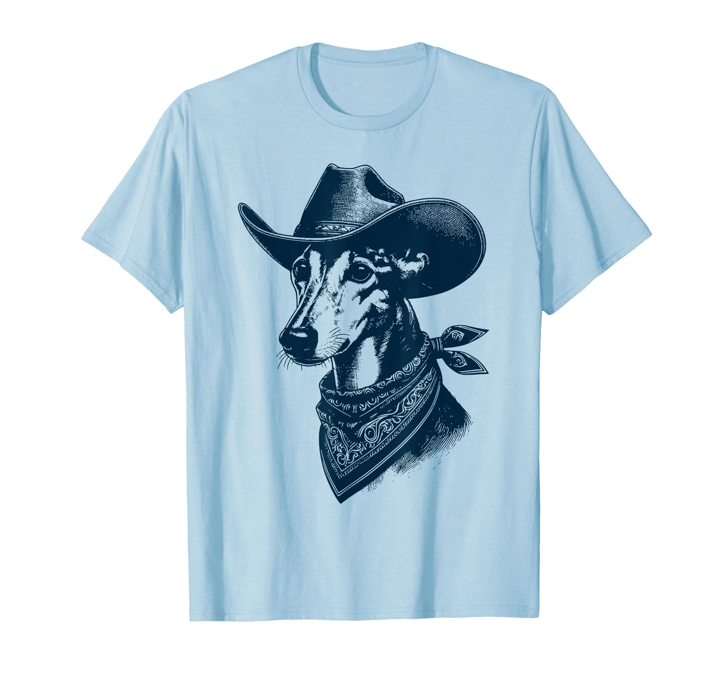 Howdy, Ready for Rodeo - Cowboy Greyhound T-Shirt