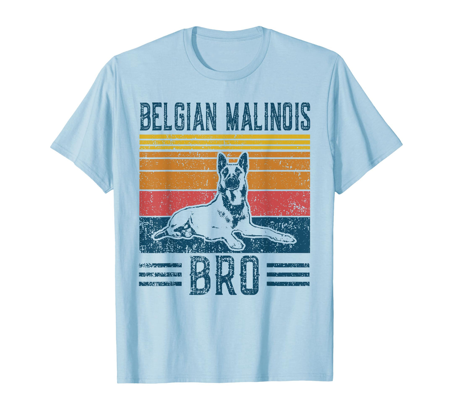 Dog Belgian Malinois Bro - Vintage Belgian Malinois Bro Men Women Kids T-Shirt