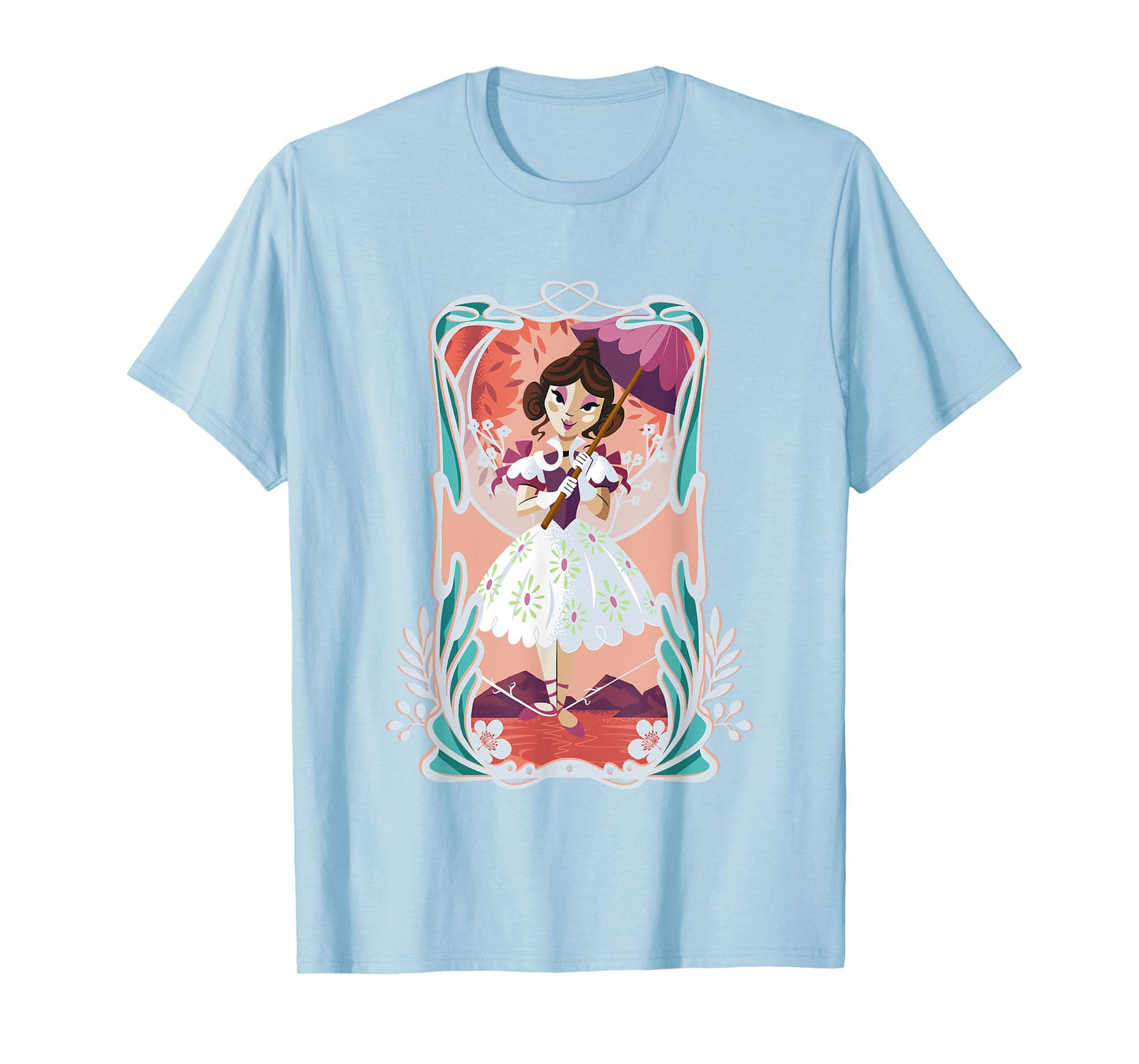 The Haunted Mansion Cute Sally Slater Tightrope Walker Frame T-Shirt