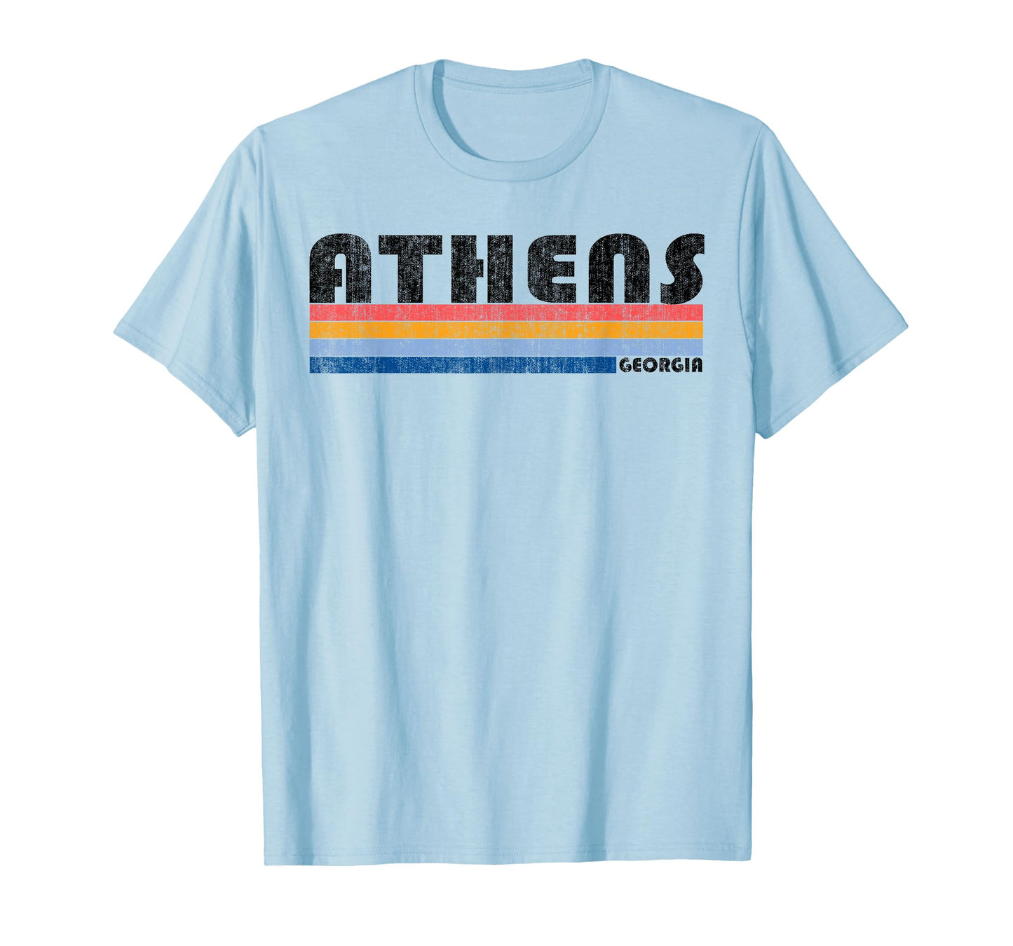 Vintage 1980s Style Athens GA T Shirt T-Shirt