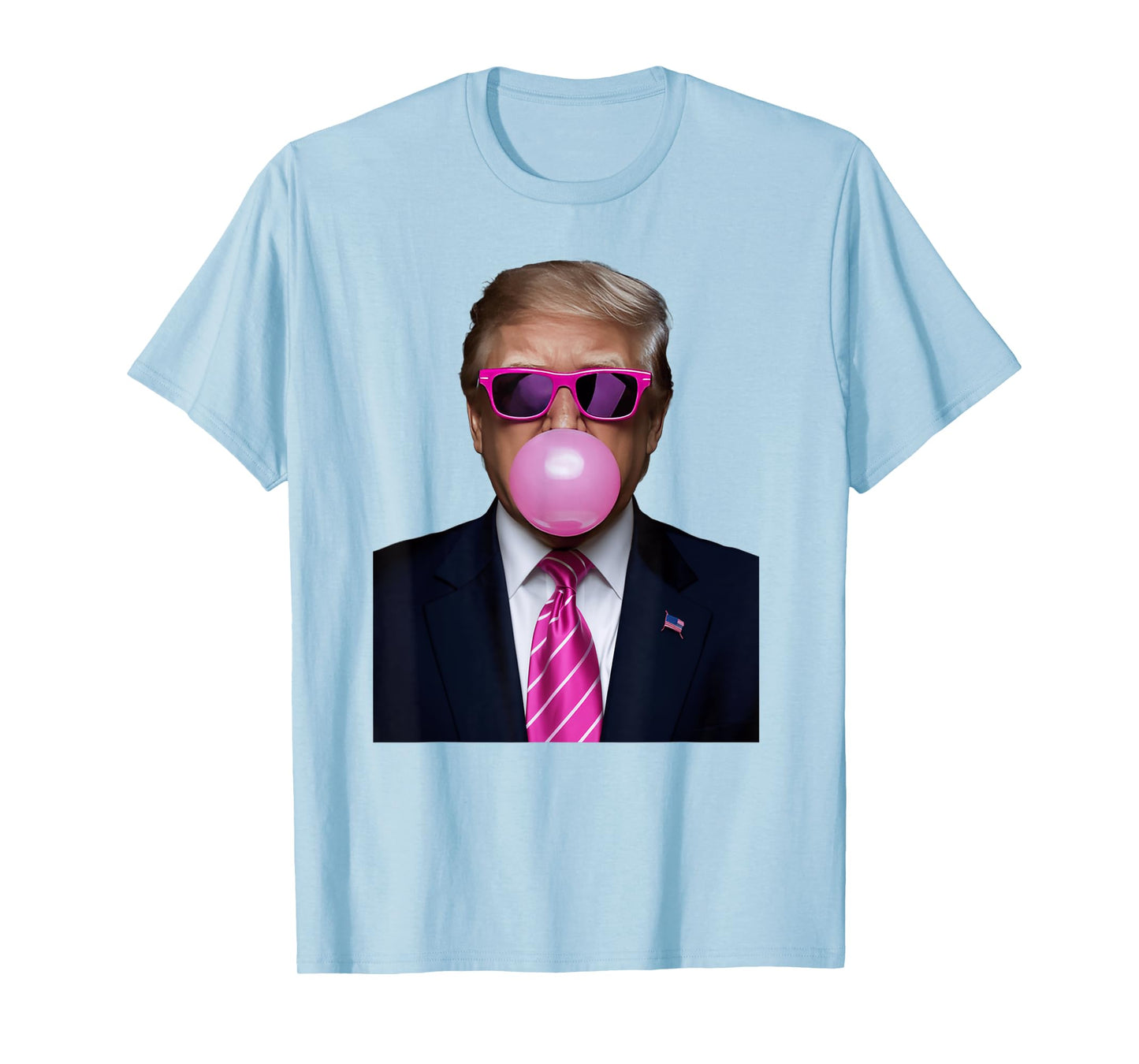 Funny Trump Daddys Home White House Tee Shirt - Unisex Adults - White - Short Sleeve - T-Shirt - Cartoon Bubble Theme - Classic Fit - Polyester 100%