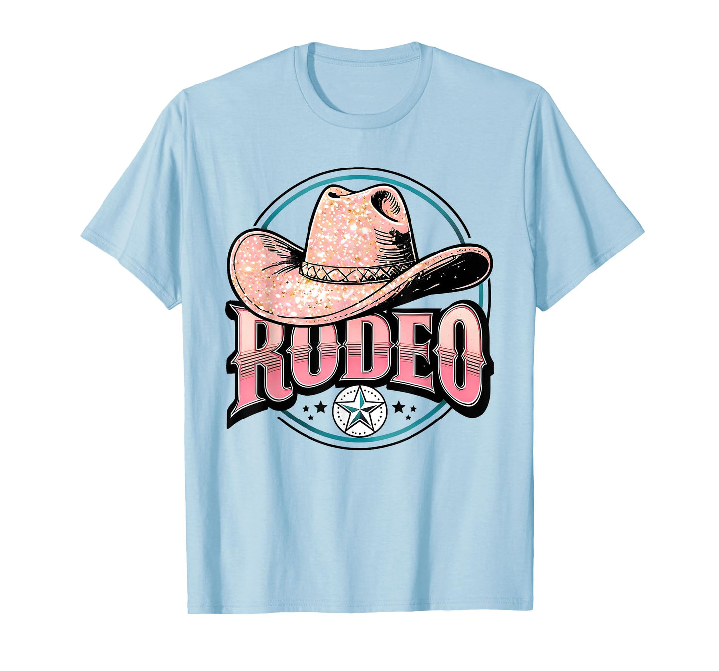 Rodeo Coquette Western Country Graphic Cowgirl T-Shirt
