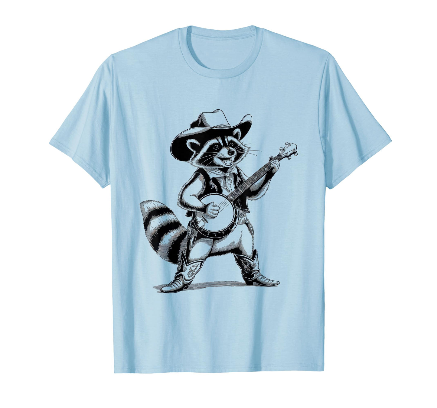 Raccoon Vintage 90s Country Music Western Cowboy Cowgirl T-Shirt