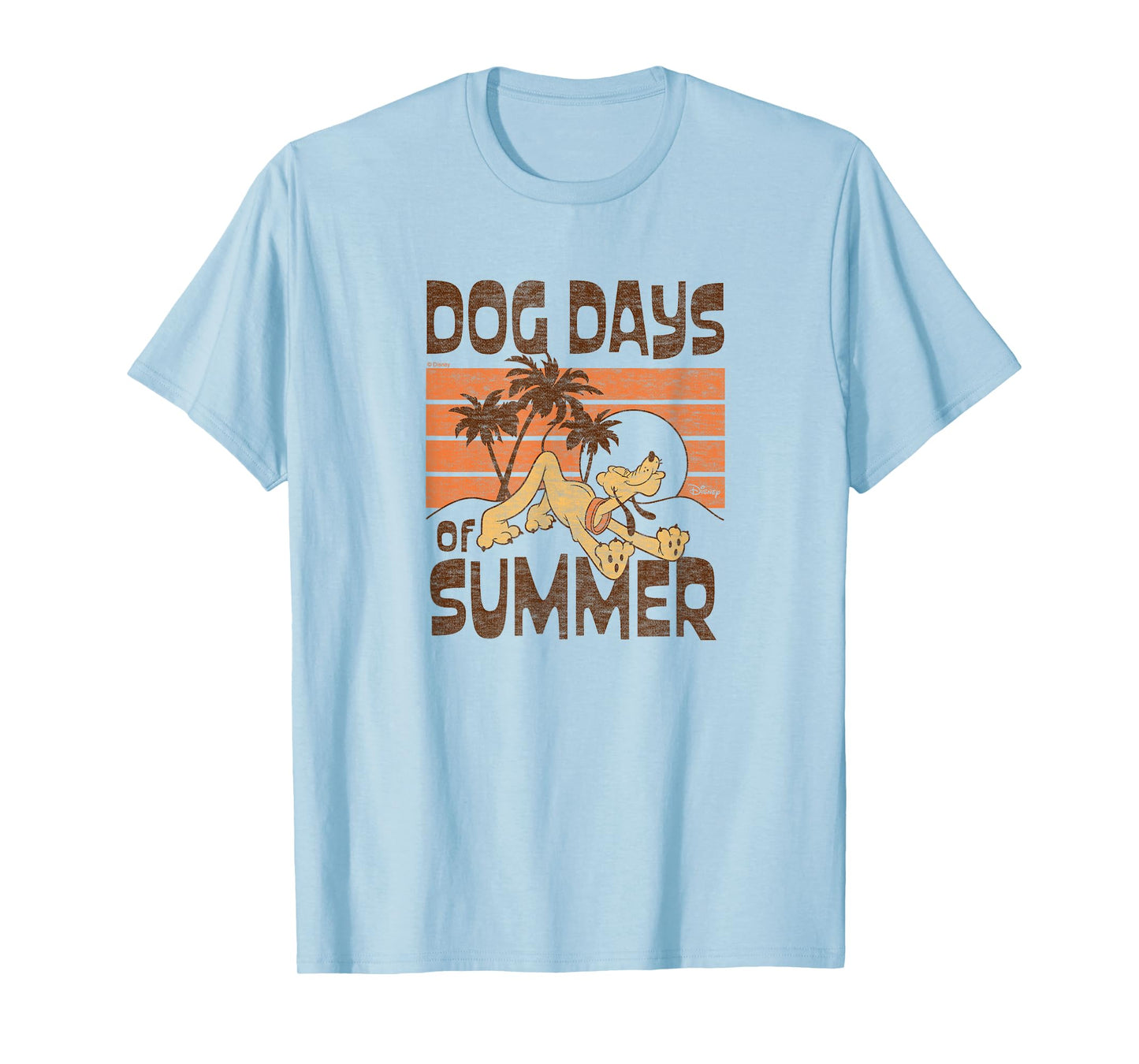 Disney - Dog Days of Summer Pluto Men Women Girls Kids T-Shirt