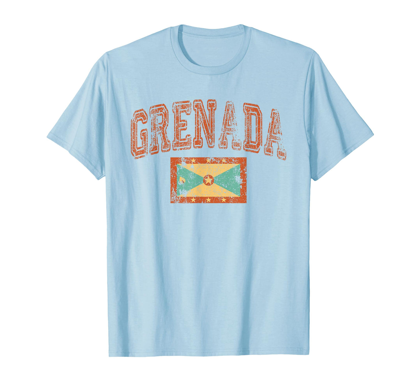 Vintage Retro Faded Grenada Flag Grenadian Pride T-Shirt