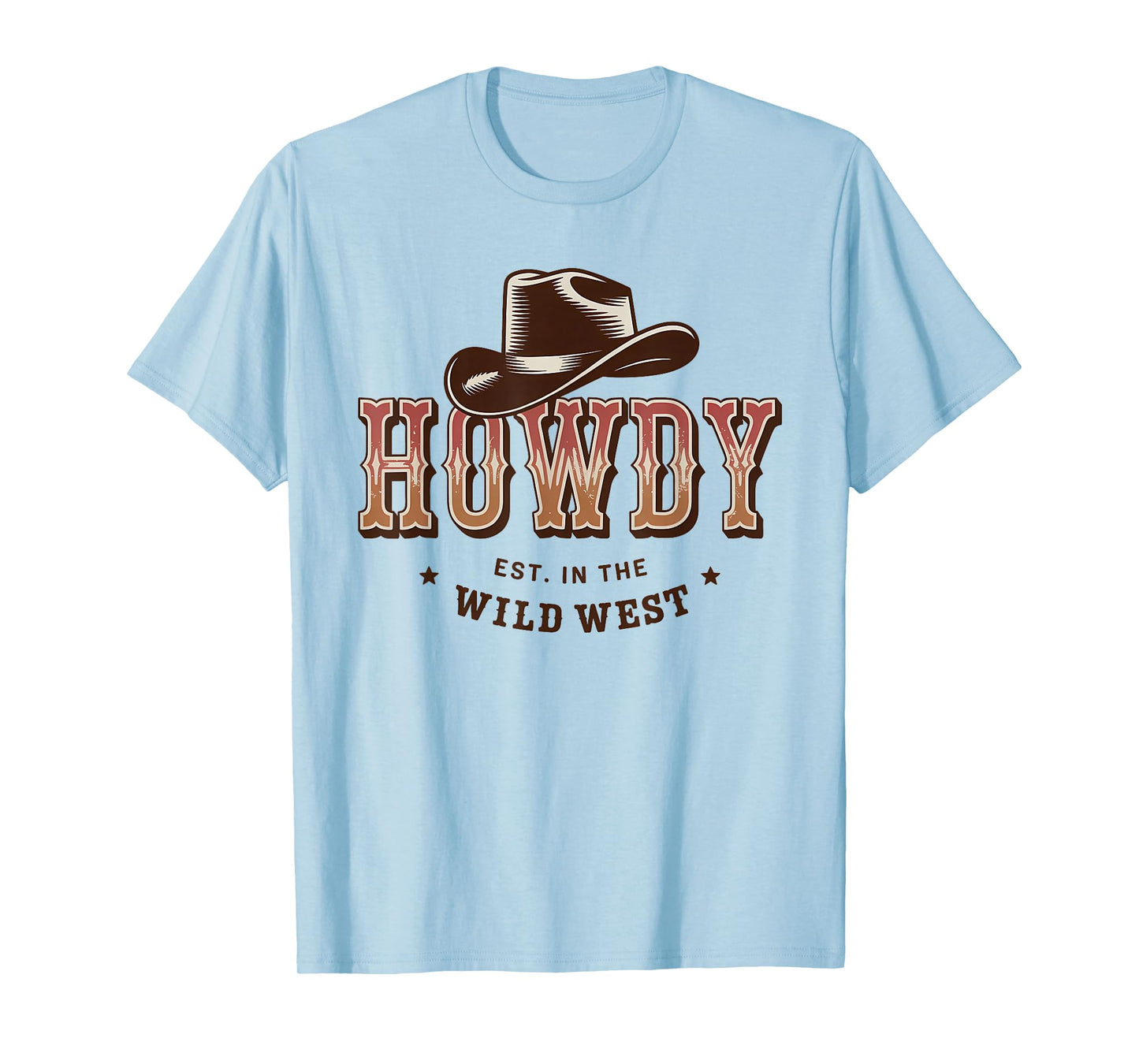 Cowboy Cowgirl Rodeo Hat Western Country Howdy T-Shirt