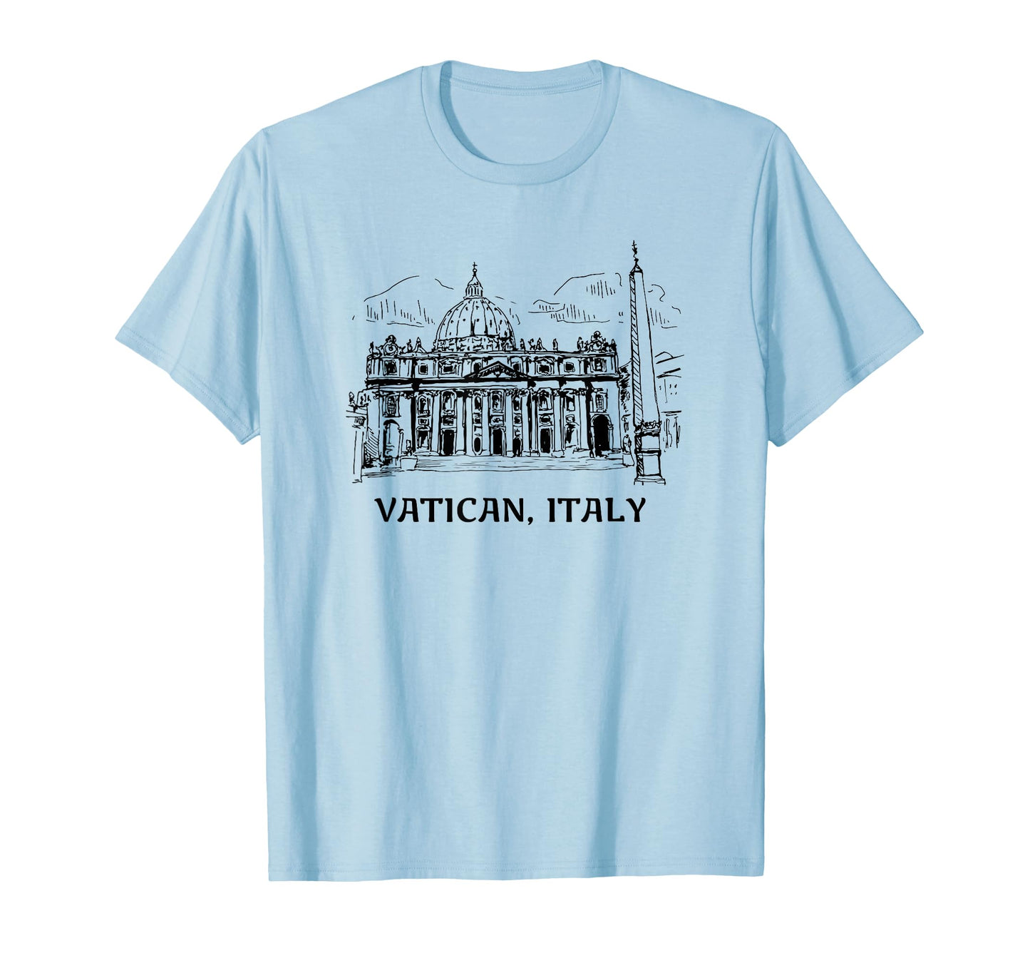 Tee4One Travel Vacation Countries Vatican City Italy Summer Travel T-Shirt