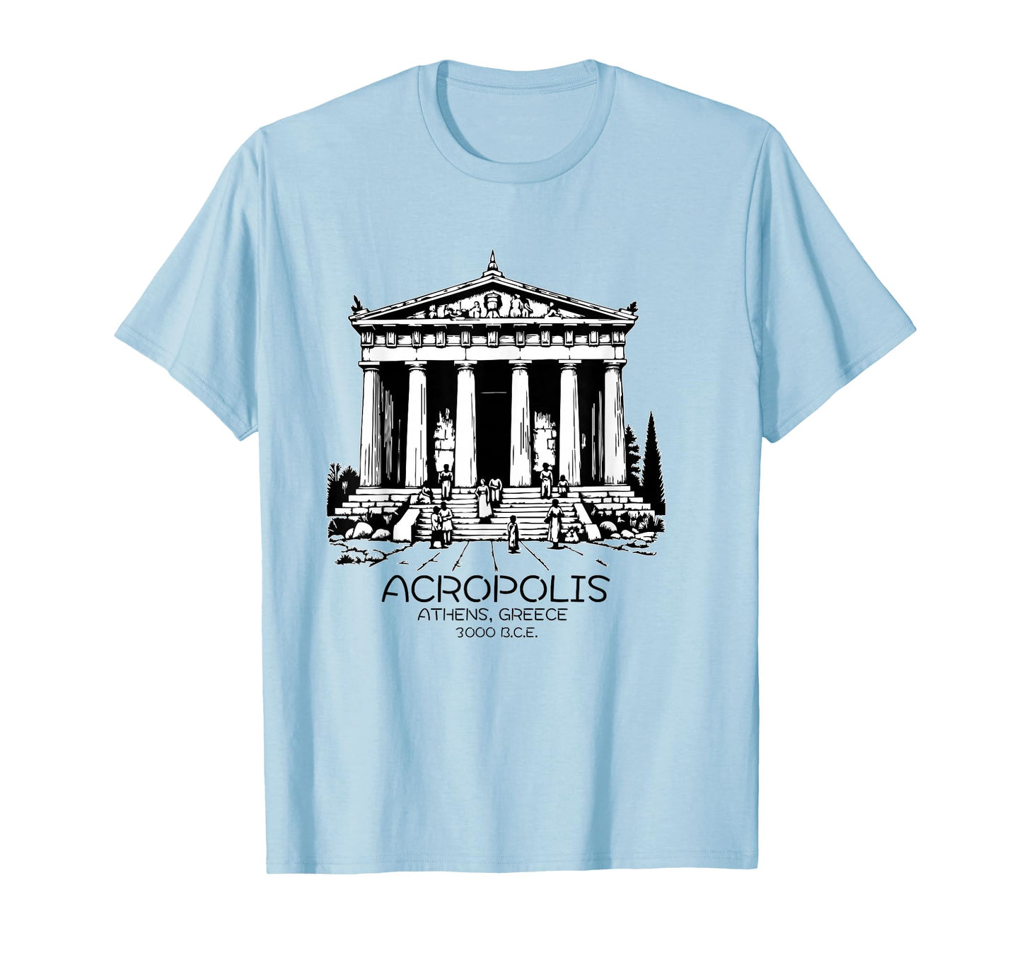 Souvenir from Acropolis Athens Greece Greek Parthenon T-Shirt