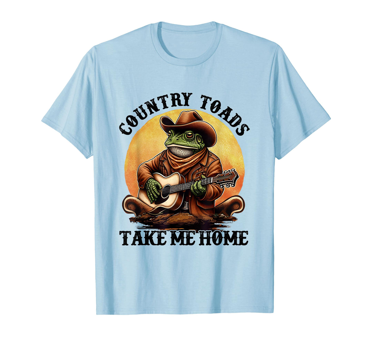 Country Toads Take Me Home Funny Country Music Toad T-Shirt