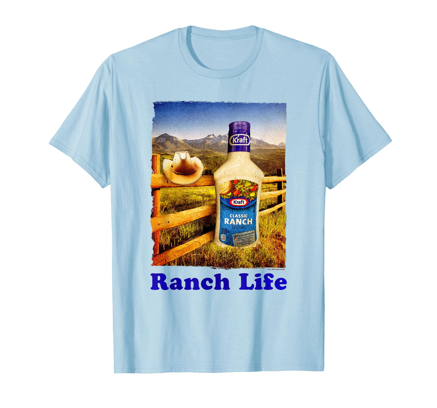 Heinz Kraft Ranch Life Classic Dressing Cowboy Portrait T-Shirt