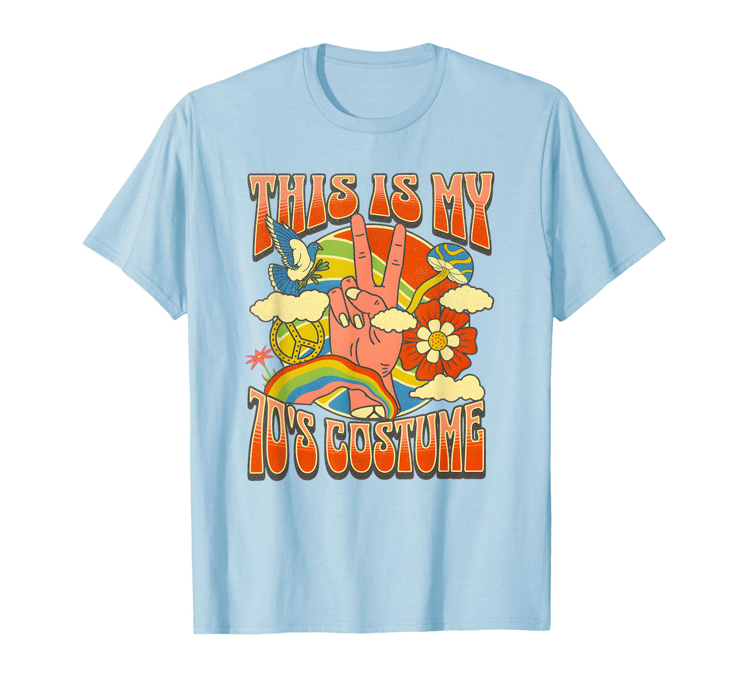 This Is My 70s Costume 70 Styles Groovy 70's Halloween 1970s T-Shirt