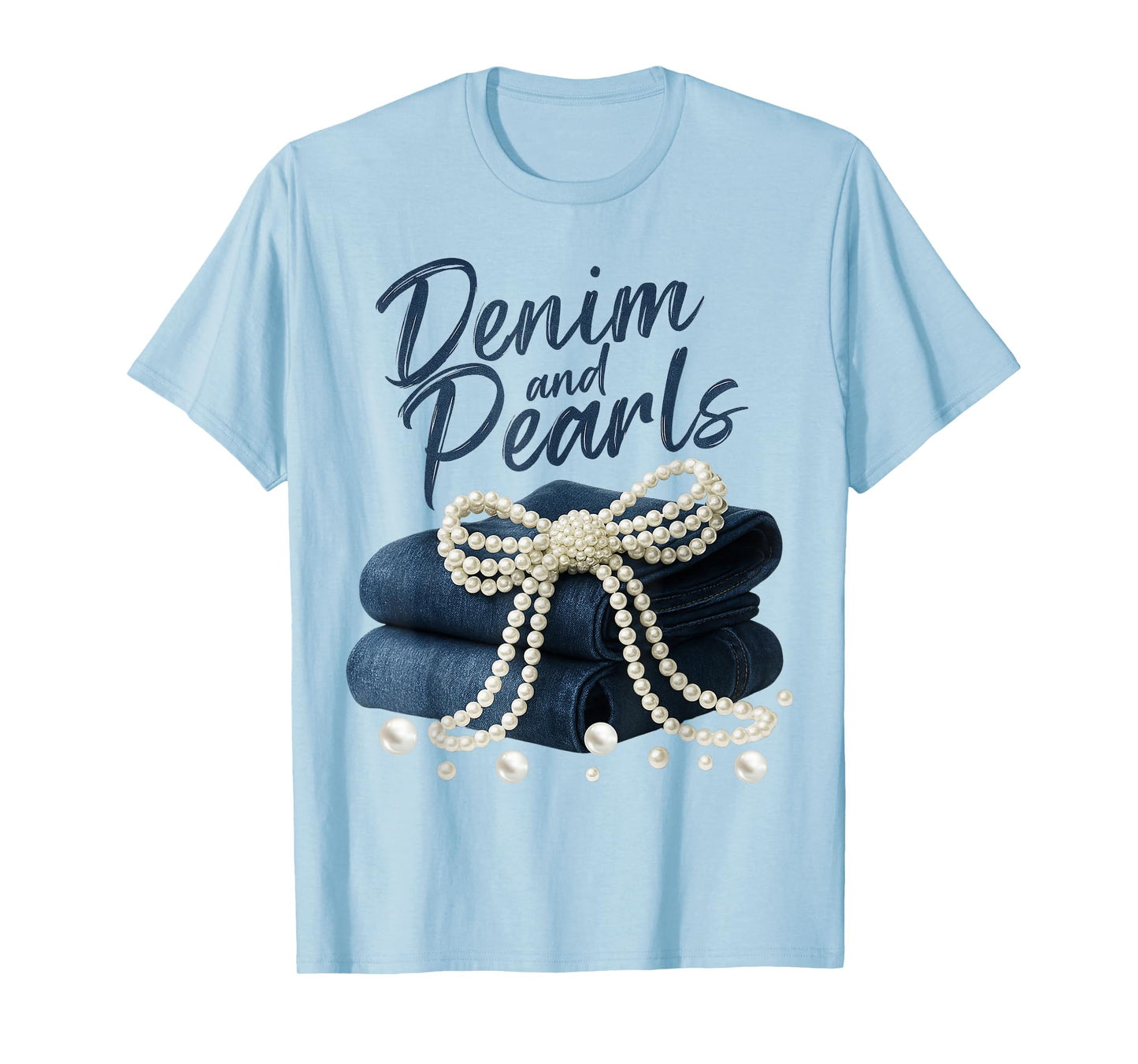 Denim and Pearls Country Western Outfit Style Jeans Women's T-Shirt