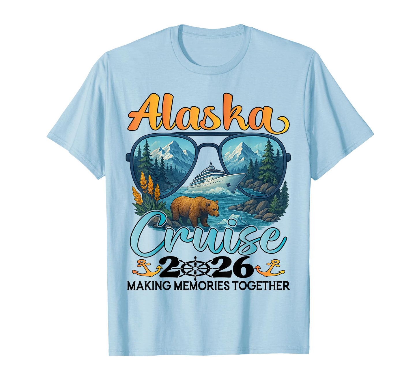 Matching Family Group Alaskan Alaska Cruise 2026 Friends T-Shirt