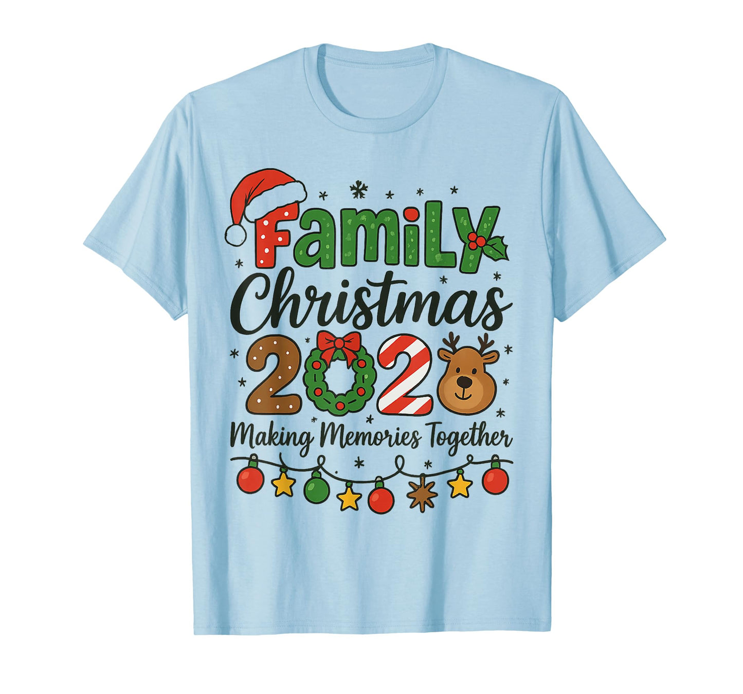 Family Christmas 2025 Matching Group Outfit Xmas Squad Santa T-Shirt