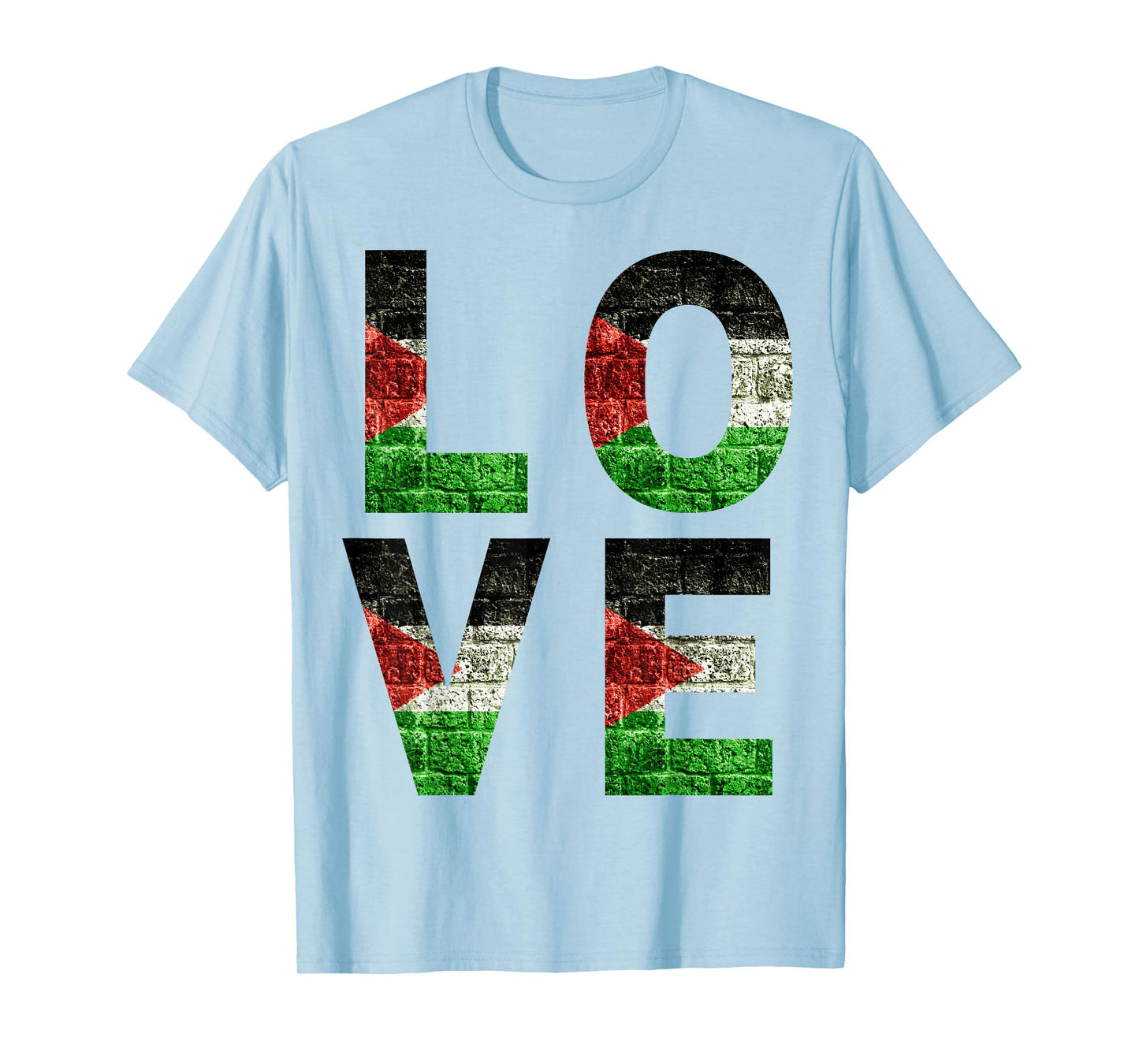 Palestine Love Flag Men Women Kids Toddlers Boys & Girls Luv T-Shirt