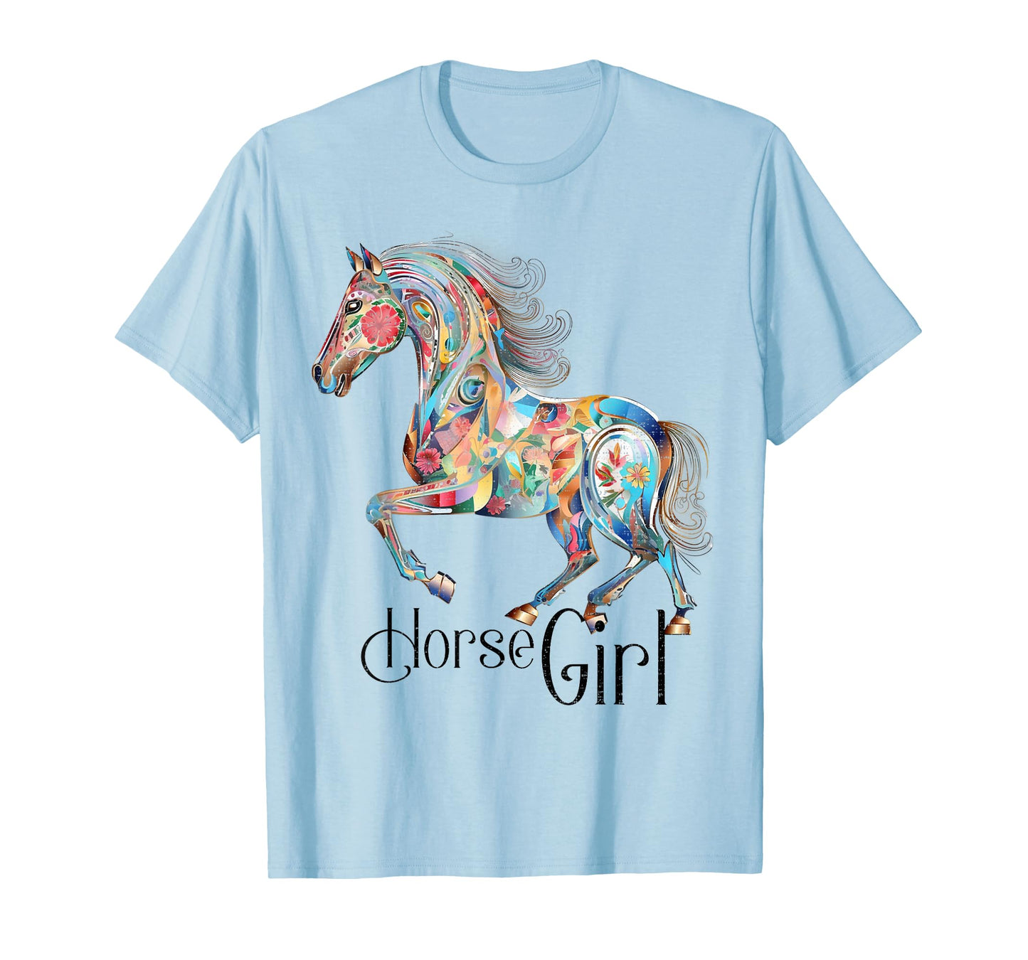 Horse Girl - Just A Girl Who Loves Horses, Horseback Riding T-Shirt