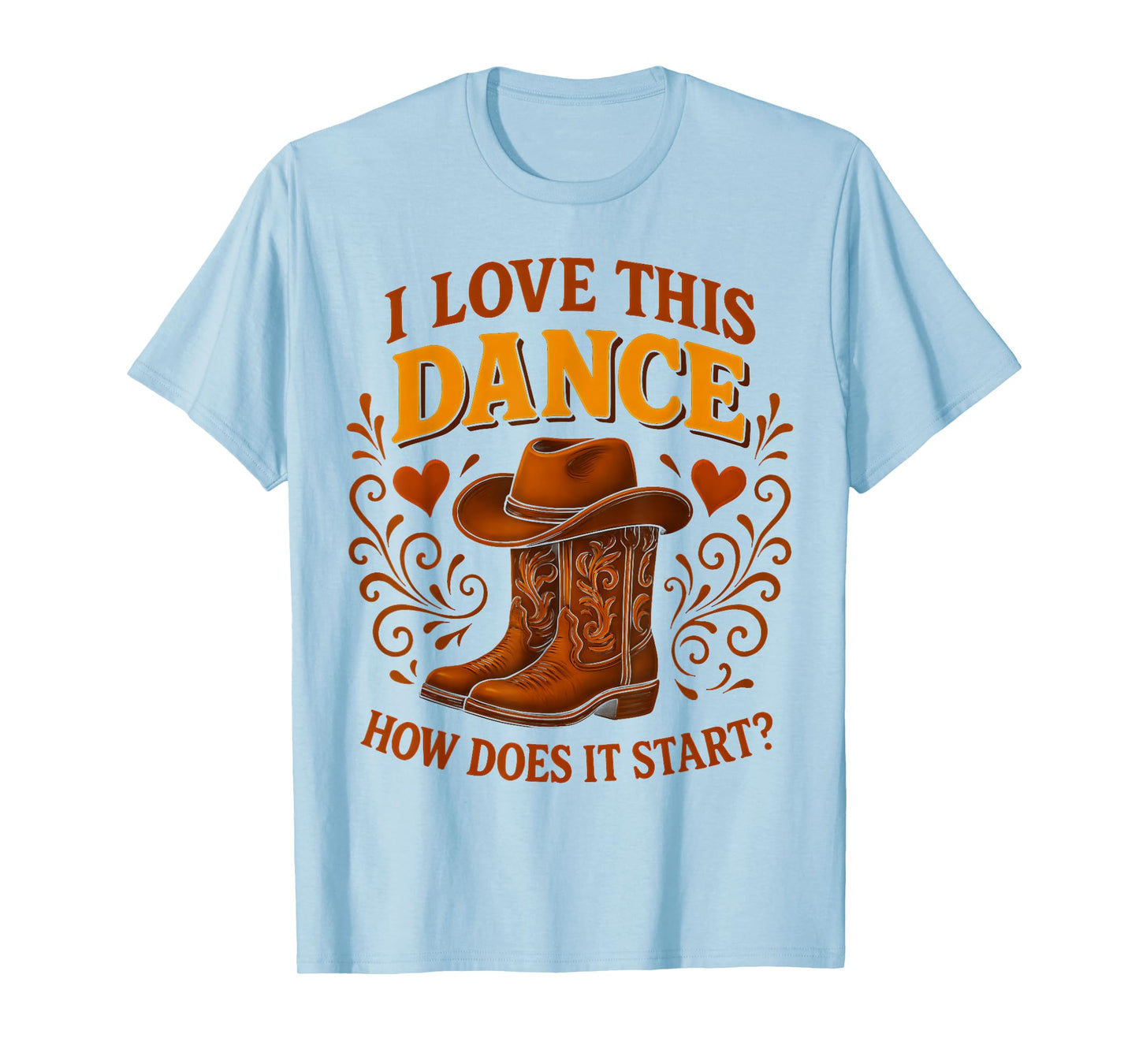 Retro How Does This Dance Start Line Dancer Country T-Shirt