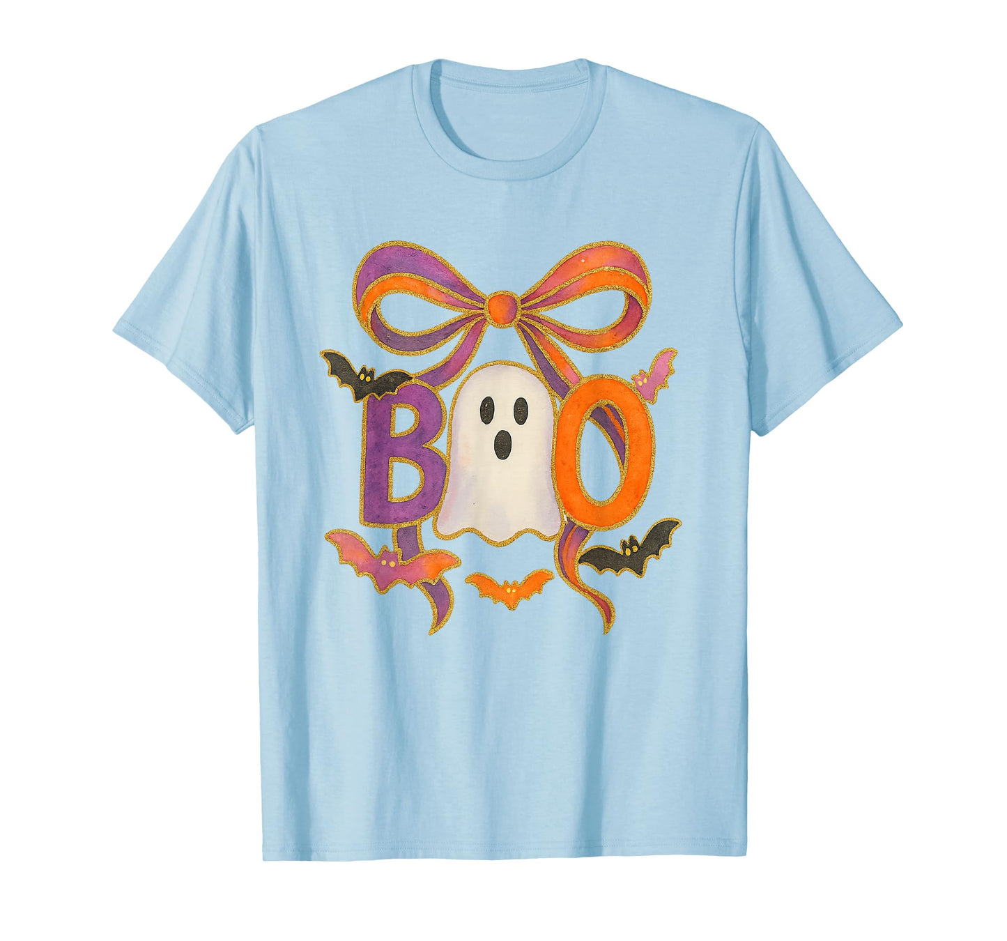 Coquette Boo Cute Ghost Spooky Funny Halloween Men Women Kid T-Shirt